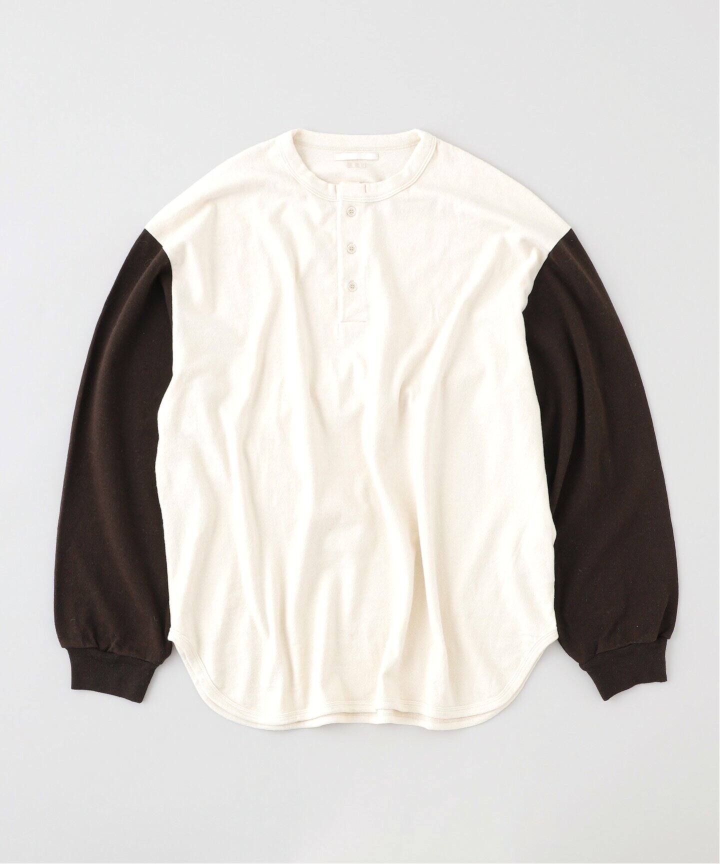 blurhms / ブラームス】Co/Silk Nep Baseball Henry（Tシャツ 