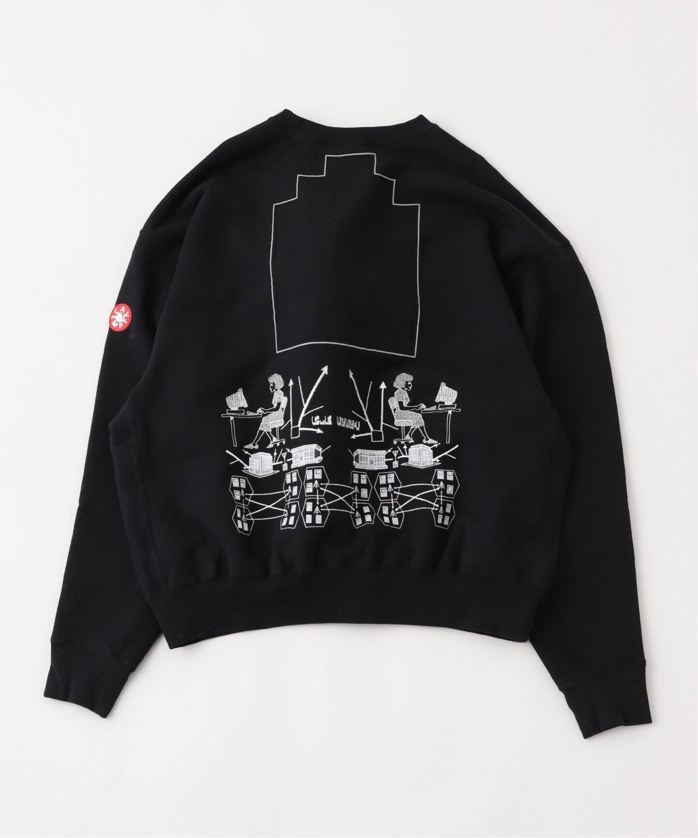 C.E / シーイー】cavempt CHANNEL ENCODING CREW NECK（スウェット  