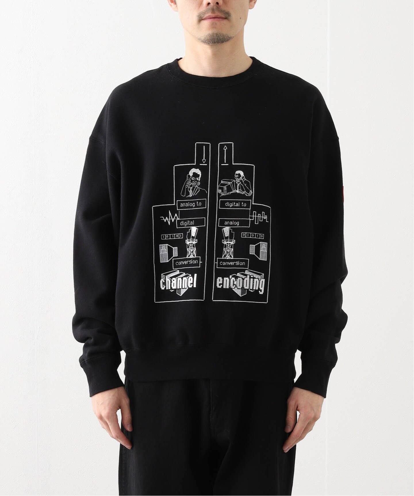 C.E / シーイー】cavempt CHANNEL ENCODING CREW NECK（スウェット 