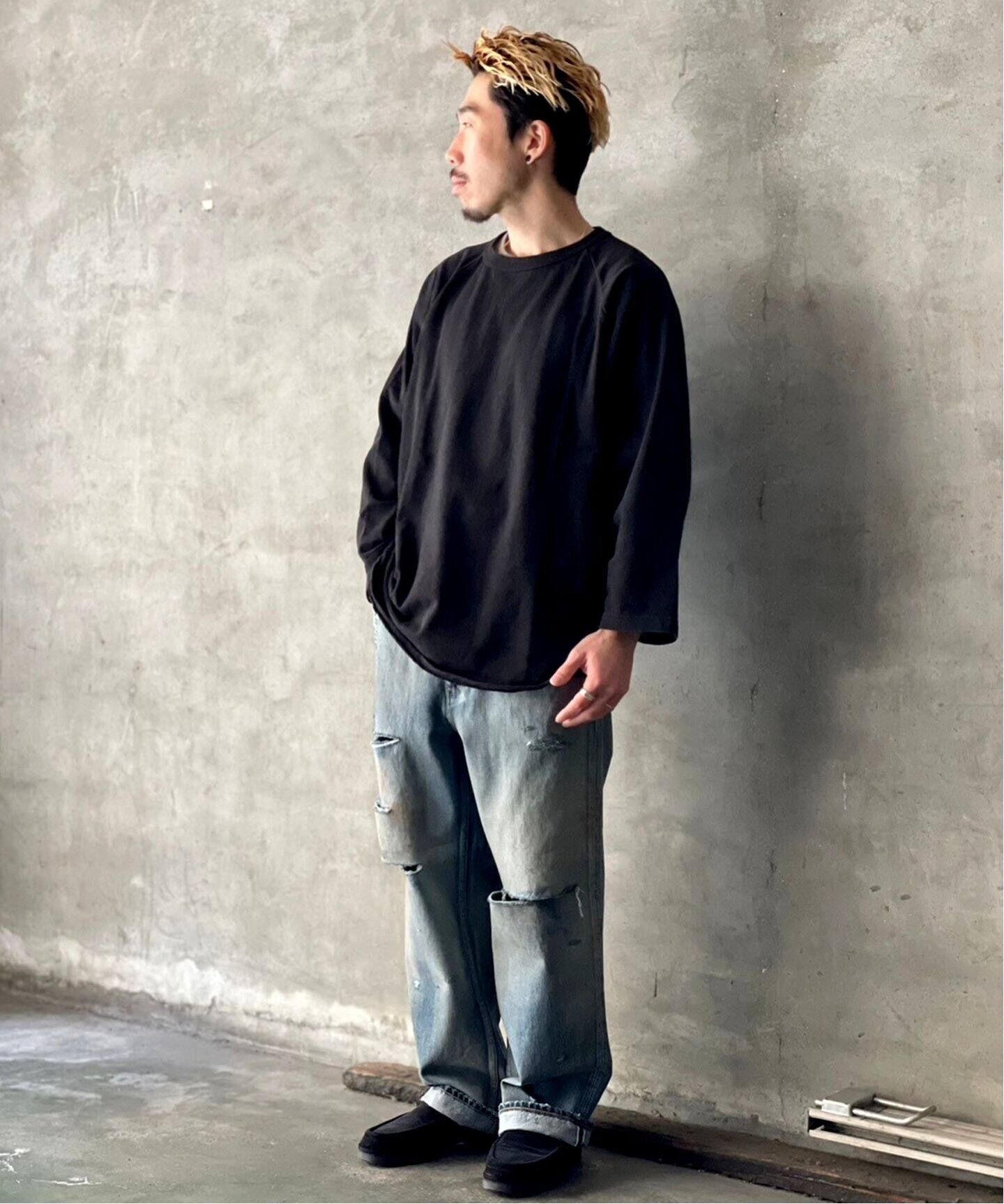 comoli / コモリ】コットンジャージ ベースボールTシャツ（Tシャツ 