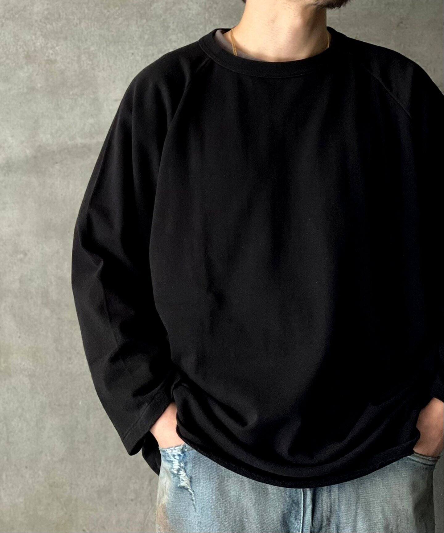 comoli / コモリ】コットンジャージ ベースボールTシャツ（Tシャツ 