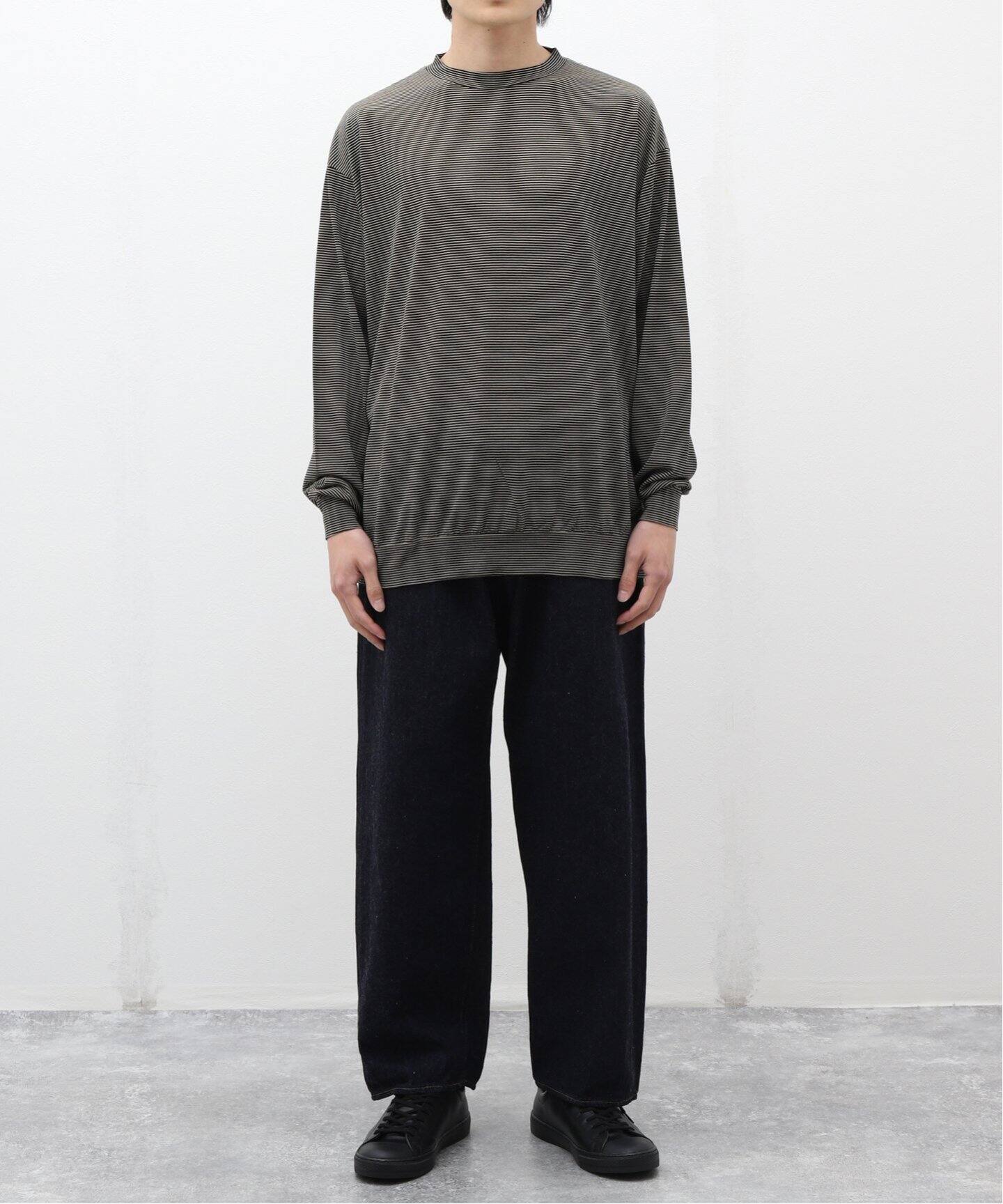 comoli / コモリ】サマーウール ナガソデクルー（Tシャツ／カットソー  