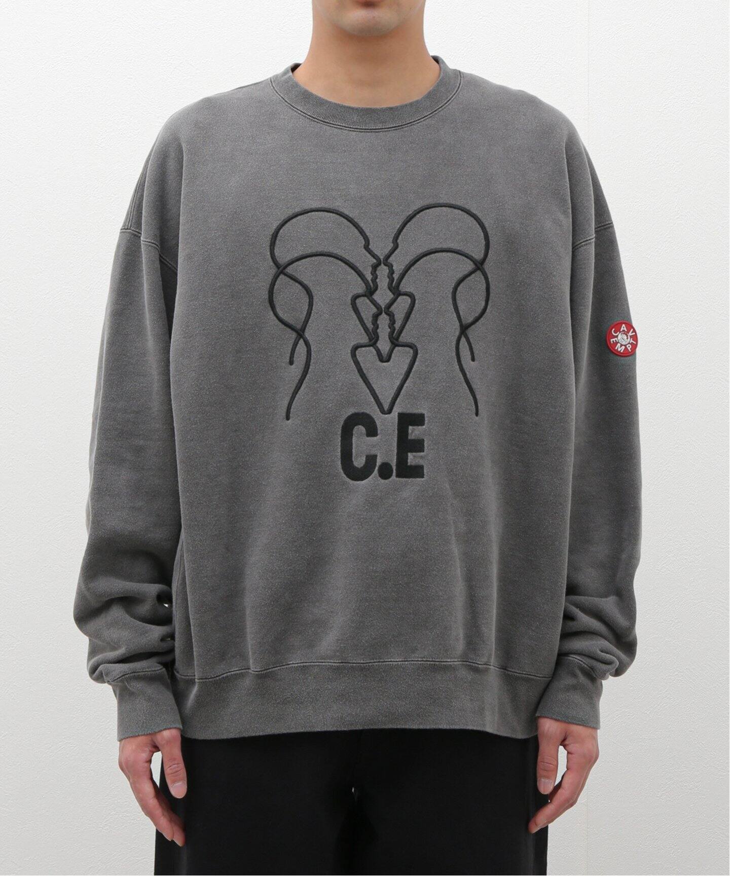C.E / シーイー】cavempt OVERDYE WB HEADSx4 C.E CREW（スウェット 