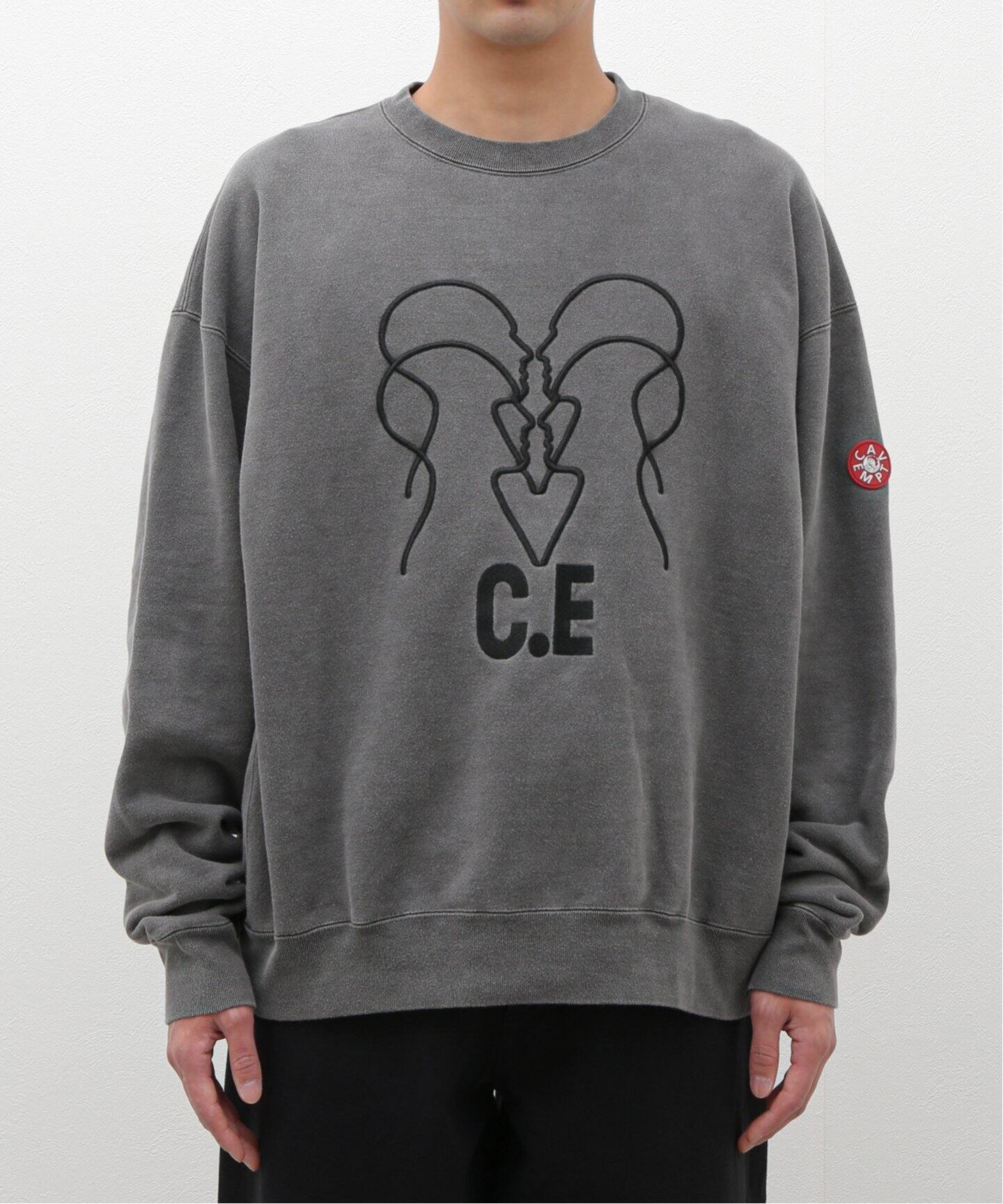 C.E / シーイー】cavempt OVERDYE WB HEADSx4 C.E CREW（スウェット 