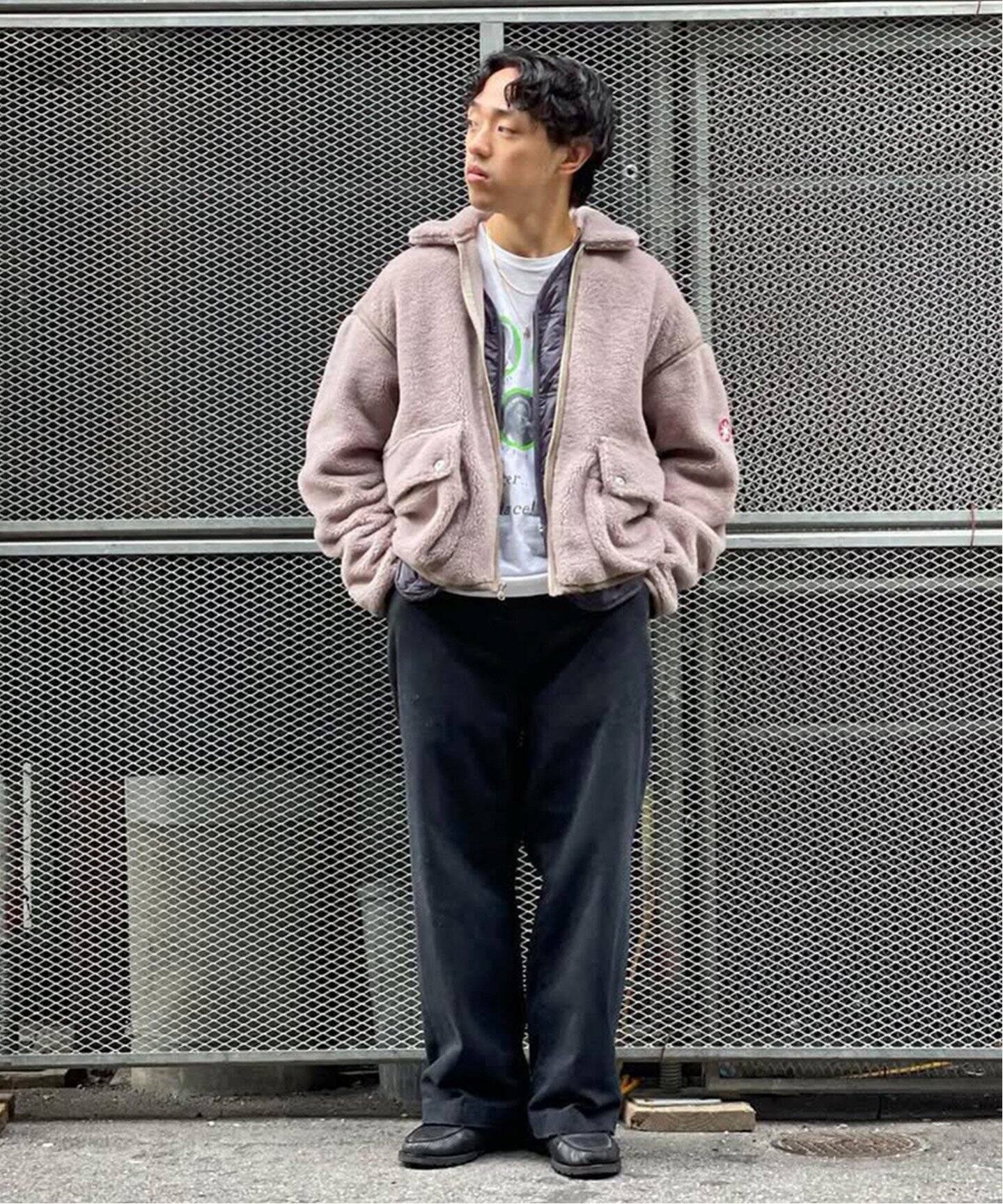 C.E / シーイー】cavempt COLLARED BOA ZIP UP（ボア・フリース  