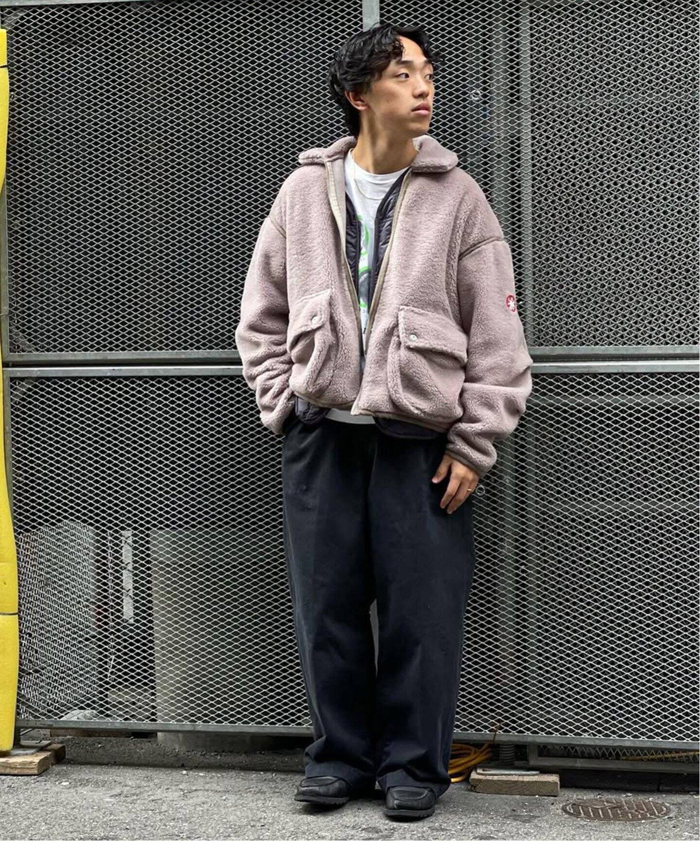 C.E / シーイー】cavempt COLLARED BOA ZIP UP（ボア・フリース  