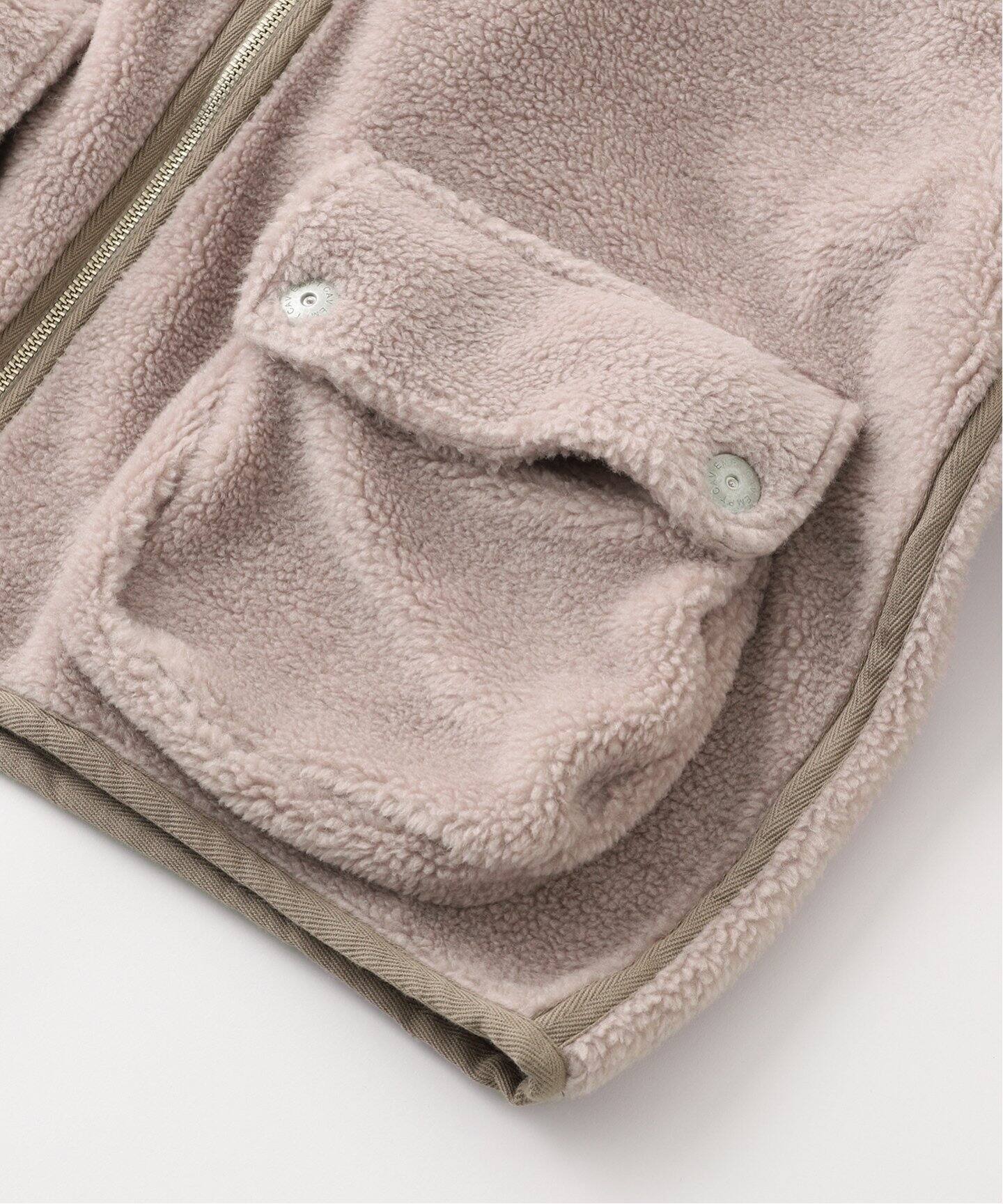 C.E / シーイー】cavempt COLLARED BOA ZIP UP（ボア・フリース  