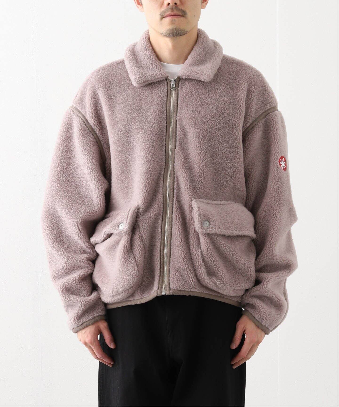 C.E / シーイー】cavempt COLLARED BOA ZIP UP（ボア・フリース  