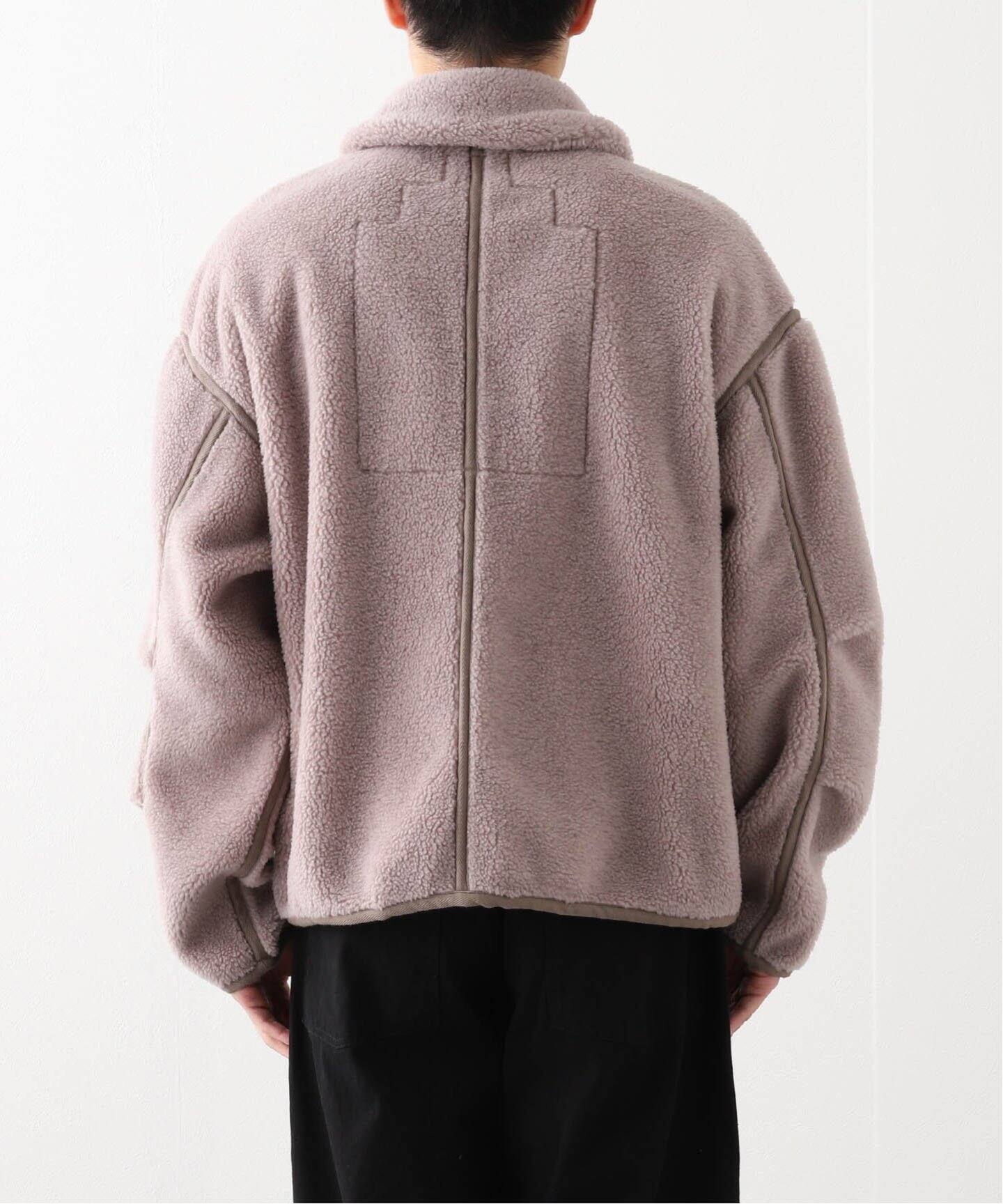 C.E / シーイー】cavempt COLLARED BOA ZIP UP（ボア・フリース  