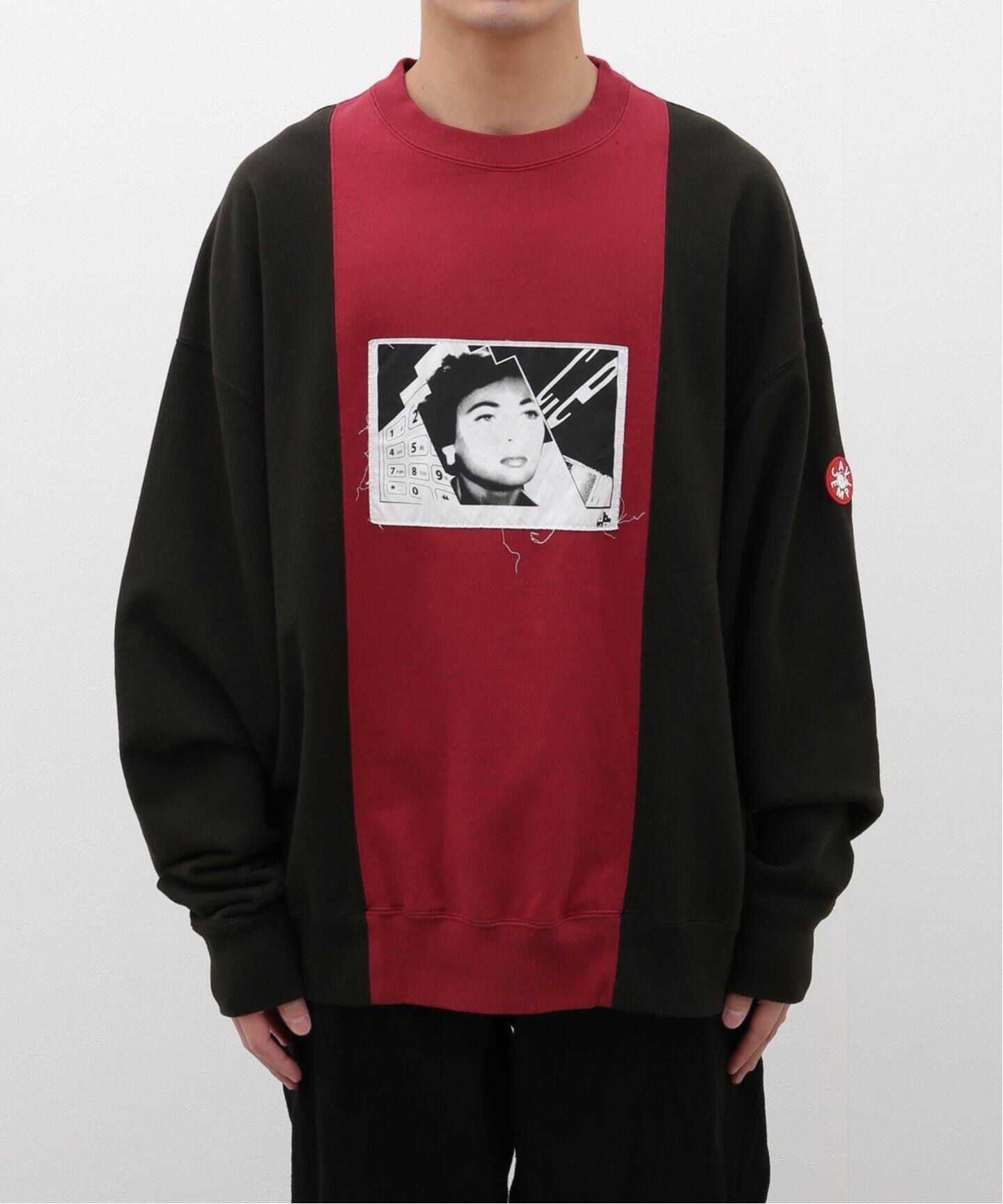 C.E / シーイー】cavempt PANELED TWO TONE CREW NECK（スウェット 