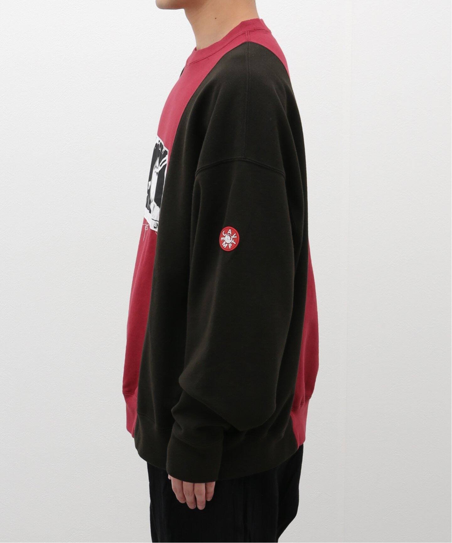 C.E / シーイー】cavempt PANELED TWO TONE CREW NECK（スウェット  