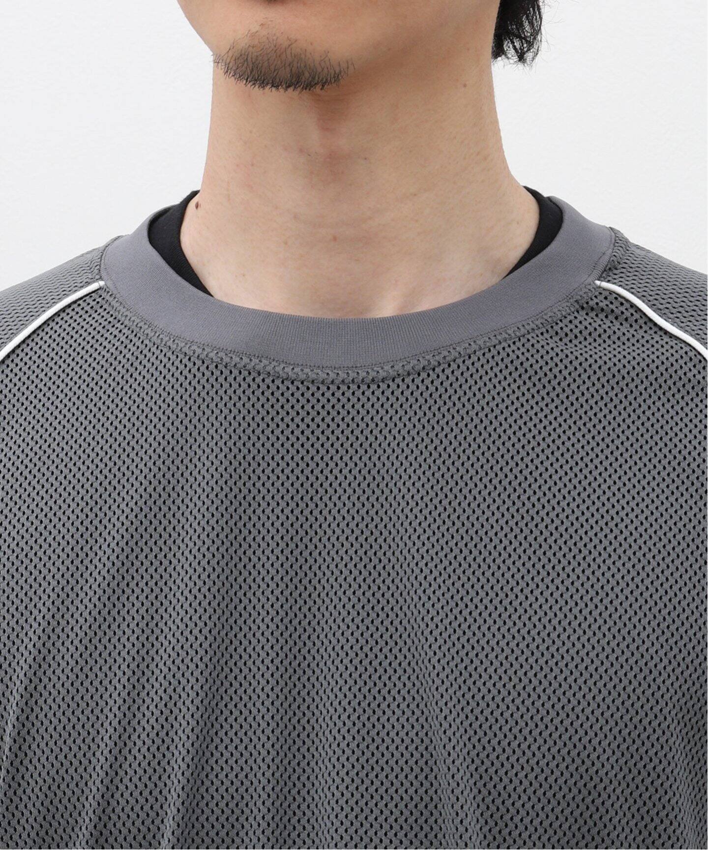 C.E / シーイー】cavempt MESH RAGLAN COLOUR L/S T（Tシャツ 