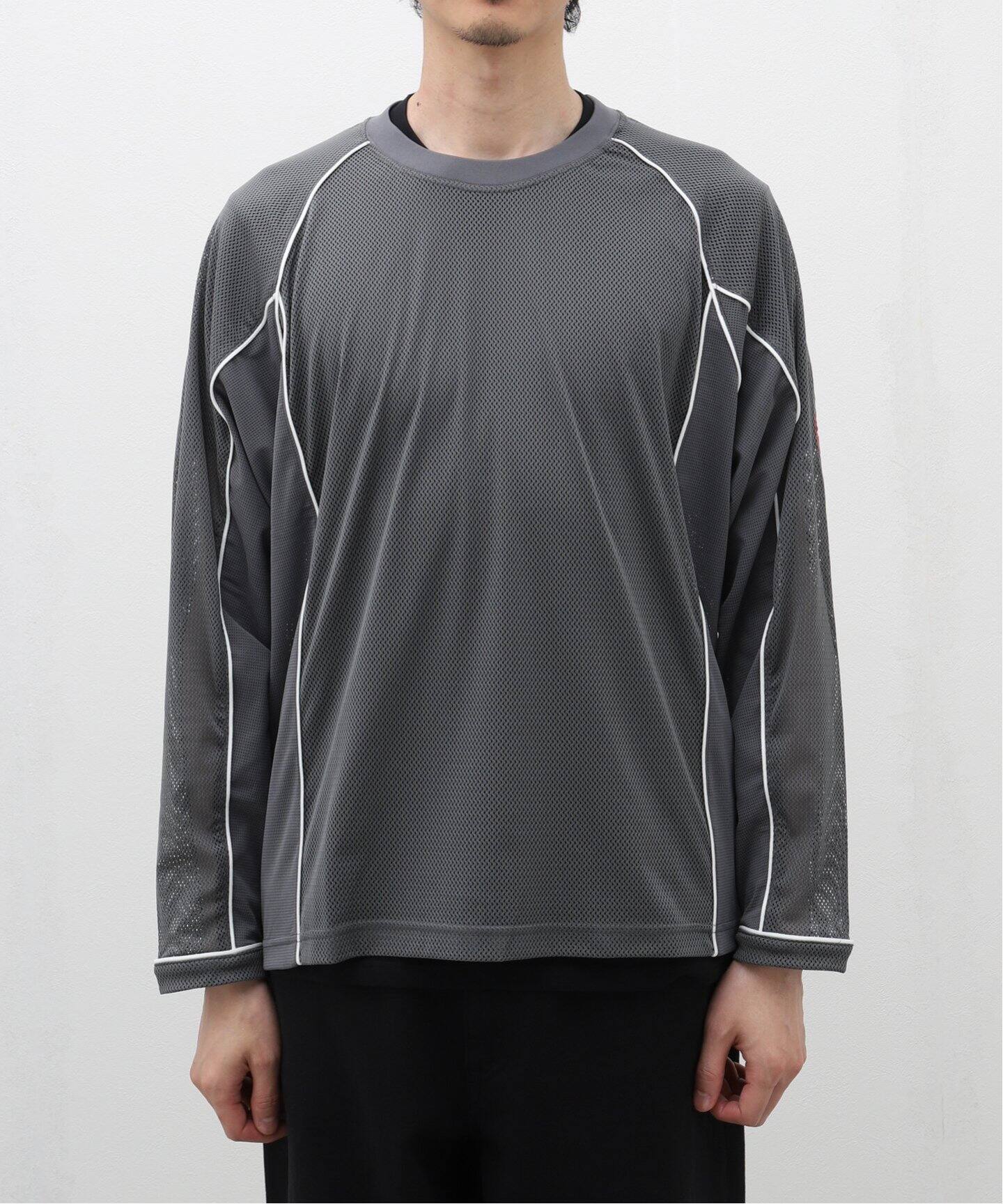 C.E / シーイー】cavempt MESH RAGLAN COLOUR L/S T（Tシャツ 