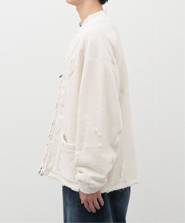 ANCELLM / アンセルム】別注 DAMAGE SWEAT CARDIGAN（スウェット 