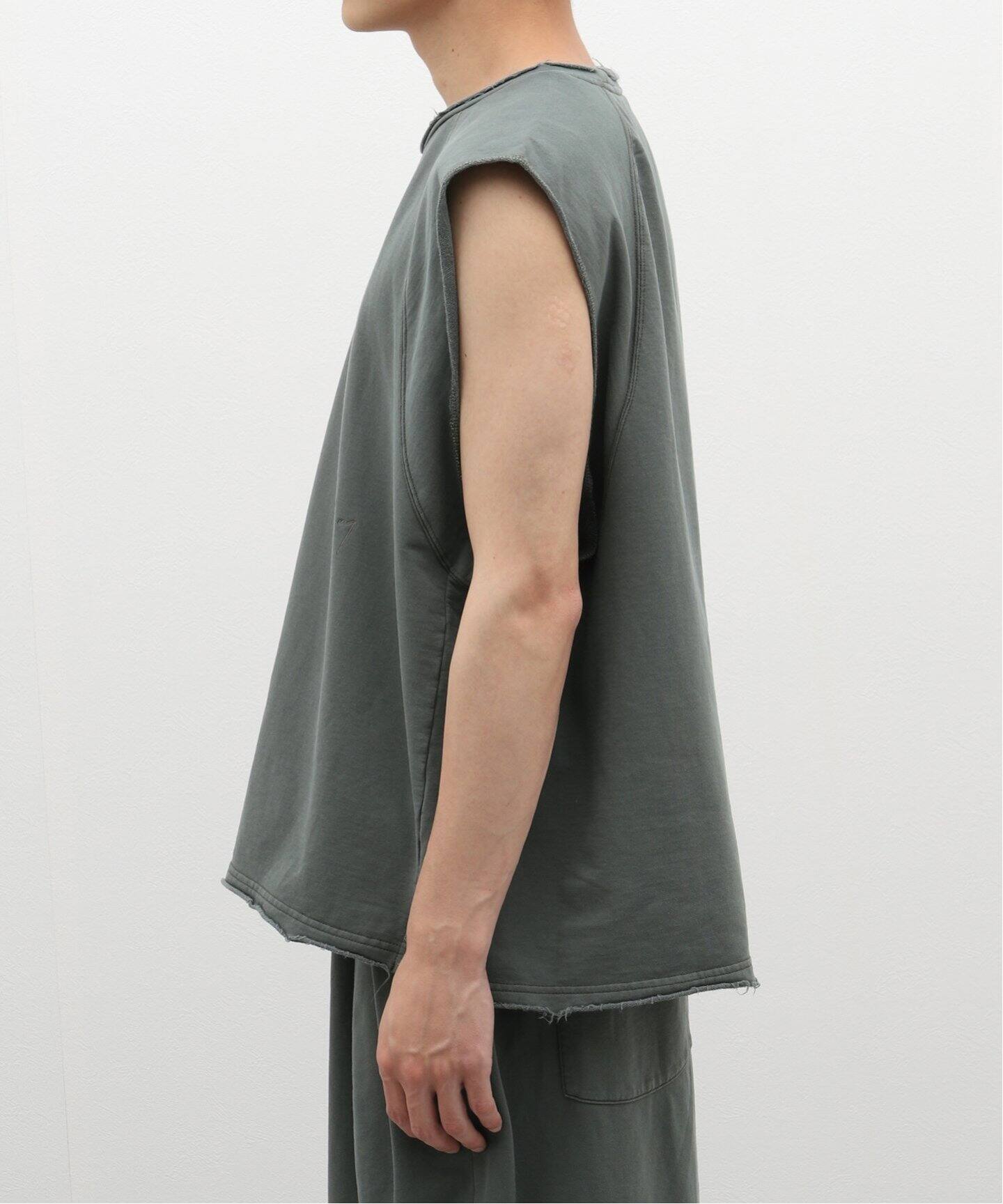 ANCELLM / アンセルム】WISM 別注 SLEEVELESS AGING T-SHIRT（Tシャツ 