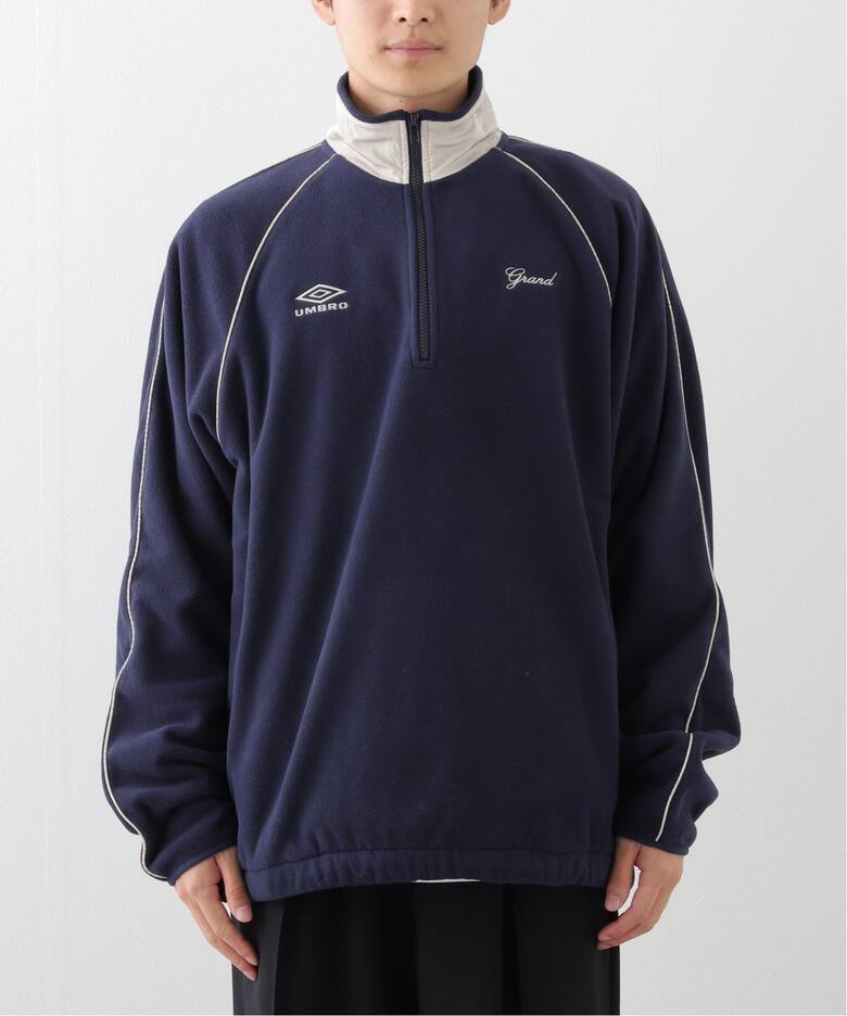 GRAND COLLECTION × UMBRO】MICRO FLEECE QUARTER ZIP（スウェット 