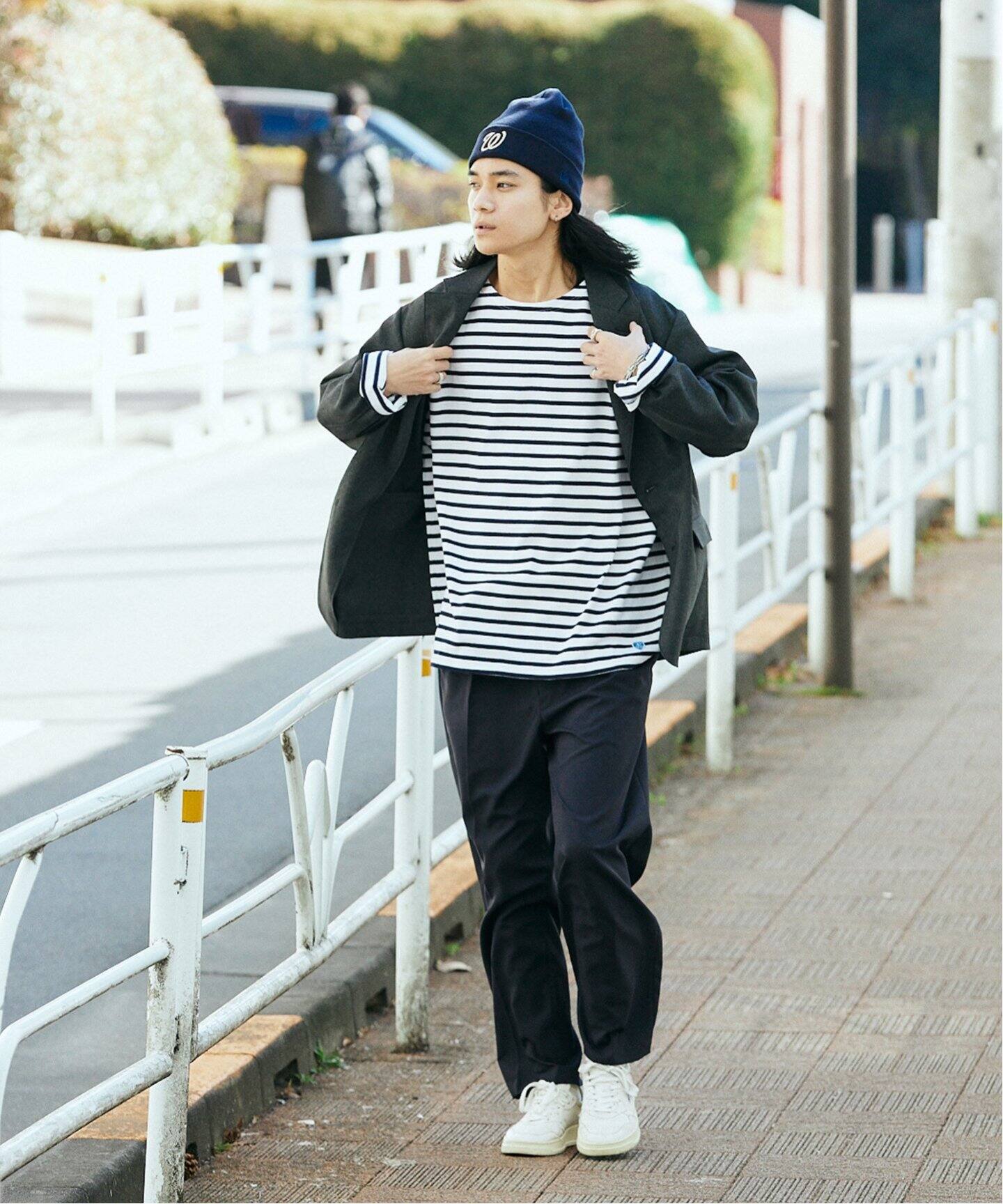ORCIVAL / オーシバル CREW NECK L/S P.O - SMU COLOR（Tシャツ 