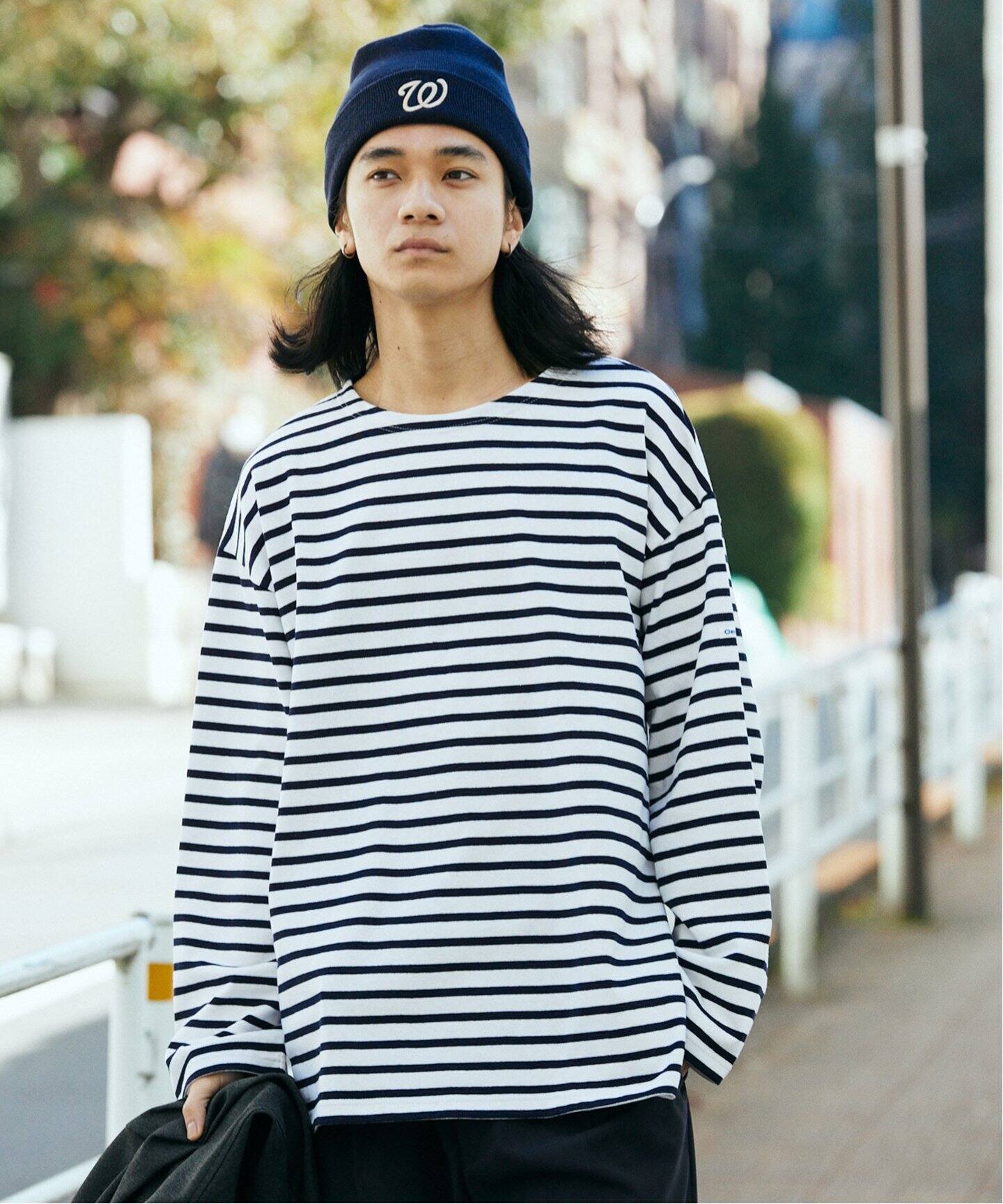 ORCIVAL / オーシバル CREW NECK L/S P.O - SMU COLOR（Tシャツ 