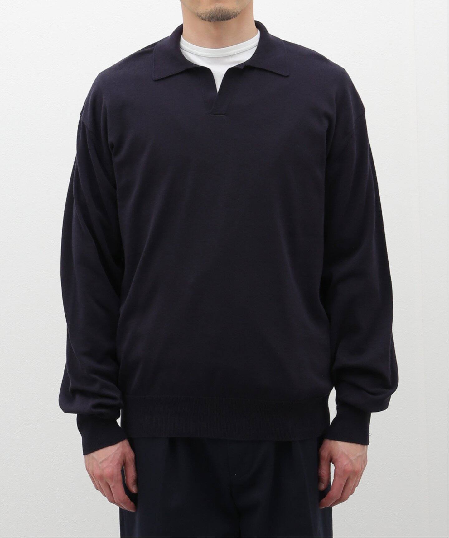 KAPTAIN SUNSHINE / Cotton Knit Skipper Shirt KS24SKN04（ニット 
