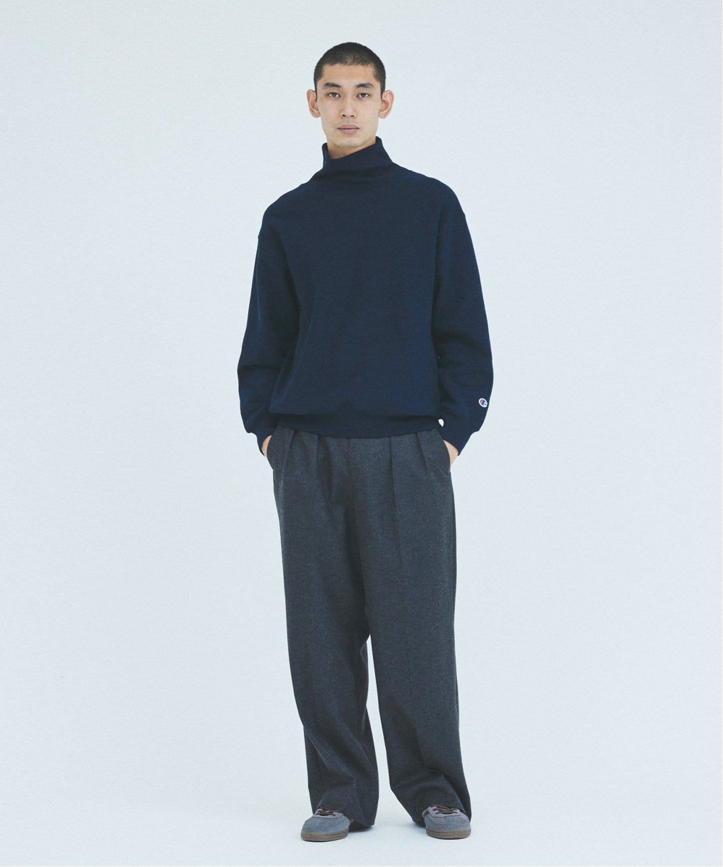 チャンピオン 別注 TURTLENECK SWEAT SHIRT セットアップ CHAMPION / チャンピオン 別注 TURTLENECK SWEAT SHIRT