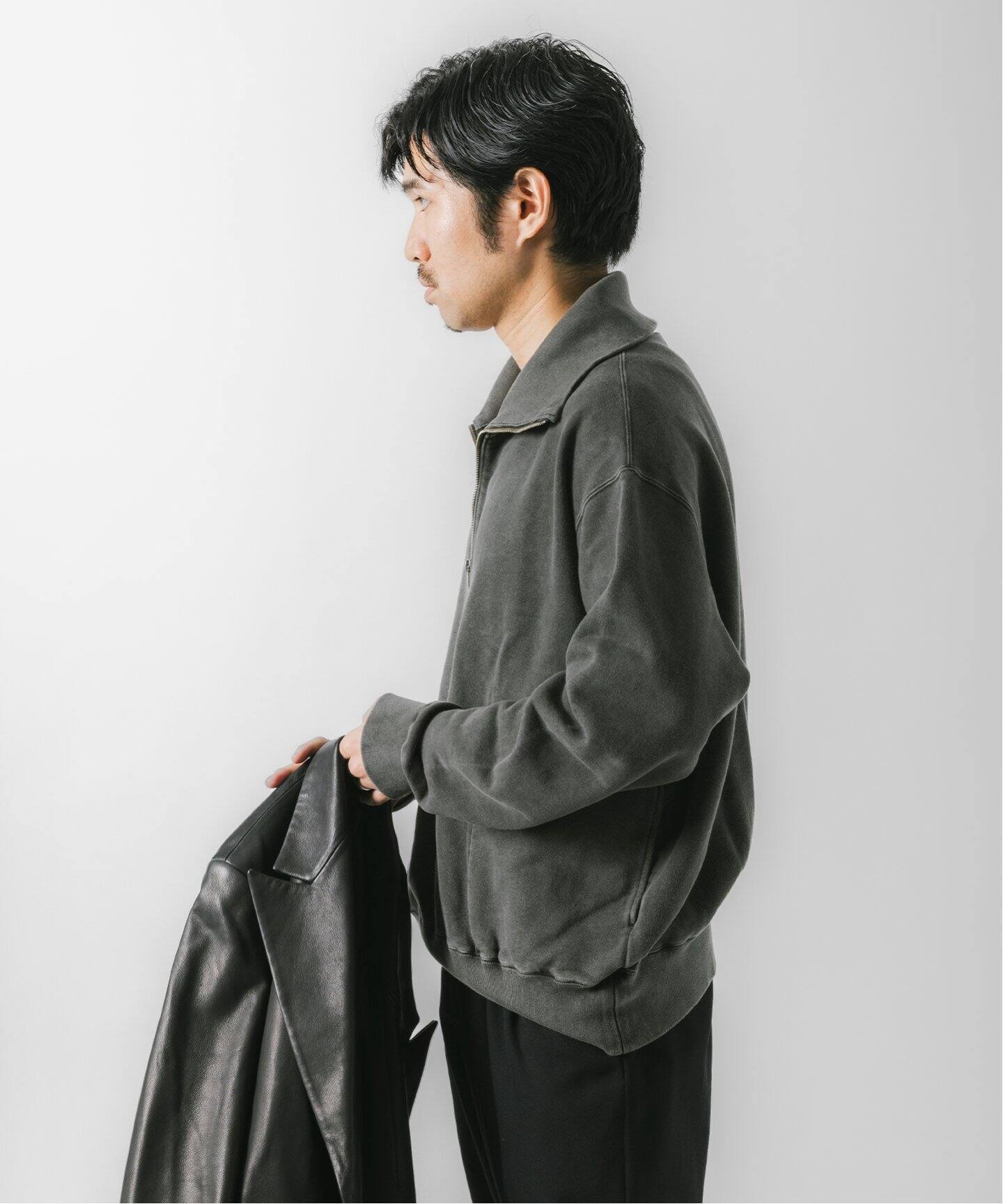 YOKE T.M for JOURNAL STANDARD SWEAT DRIVERS HALF ZIP（スウェット 