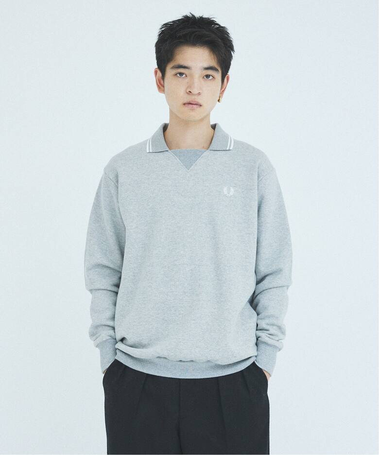 WEB限定 FRED PERRY for JOURNAL STANDARD Football Sweatshirt 