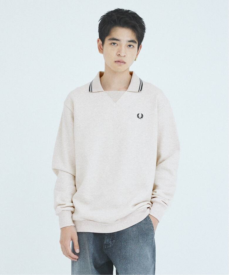WEB限定 FRED PERRY for JOURNAL STANDARD Football Sweatshirt 