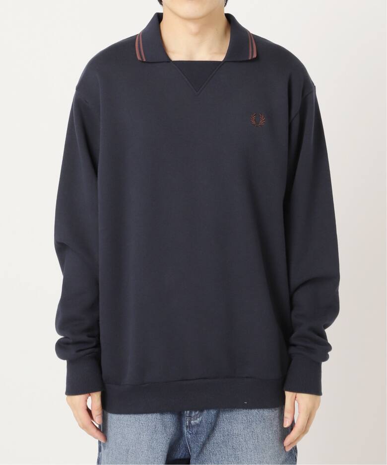 WEB限定 FRED PERRY for JOURNAL STANDARD Football Sweatshirt 