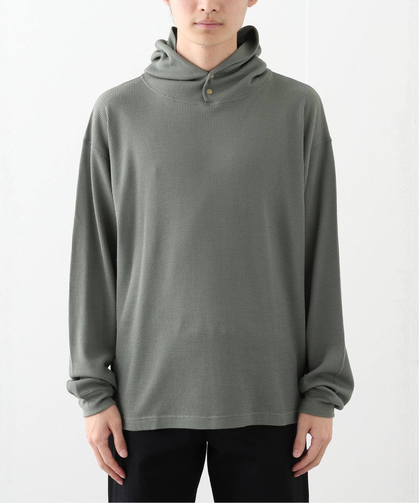 BAMBOO SHOOTS / バンブーシュート MERINO WOOL L/S HOOODIE（パーカー 