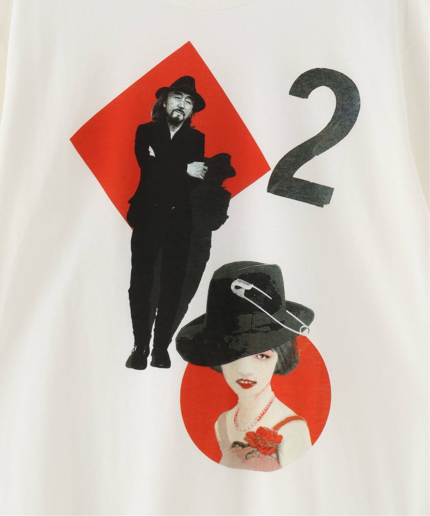 Yohji Yamamoto / ヨウジヤマモト】PH プリントナガソデ992（Tシャツ 