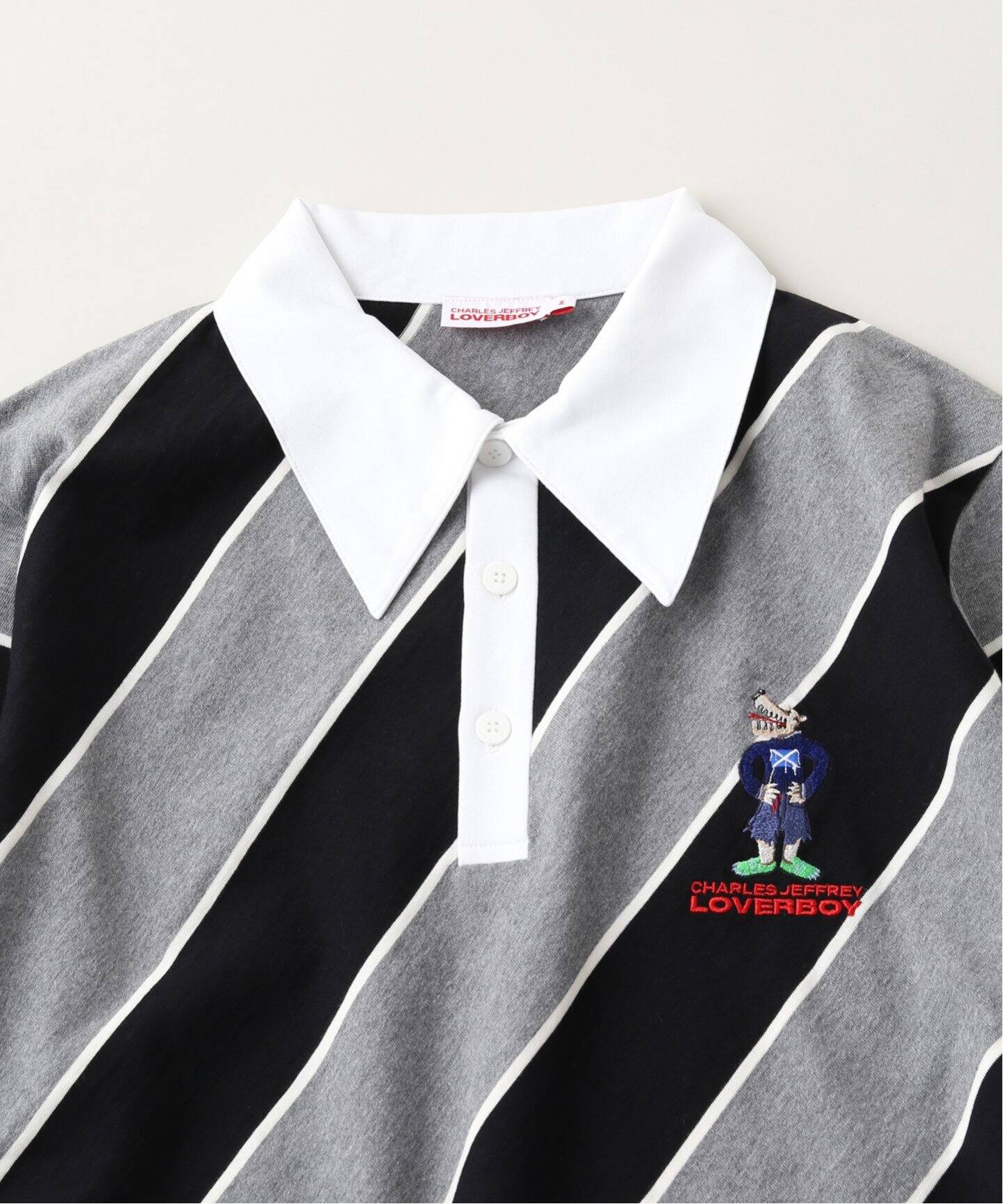 Charles Jeffrey LOVERBOY 】TOPSY TURVY RUGBY（Tシャツ／カットソー 
