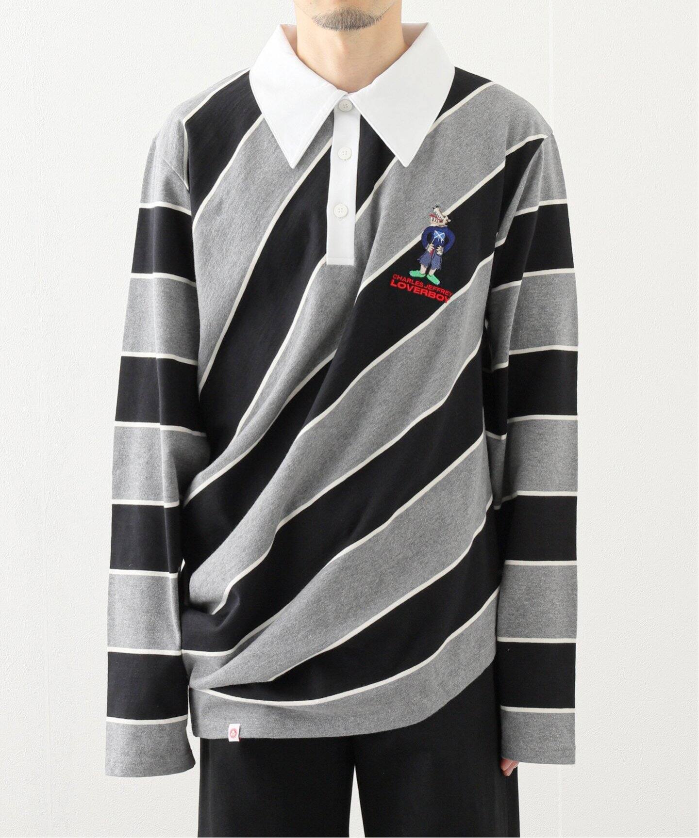 Charles Jeffrey LOVERBOY 】TOPSY TURVY RUGBY（Tシャツ／カットソー 