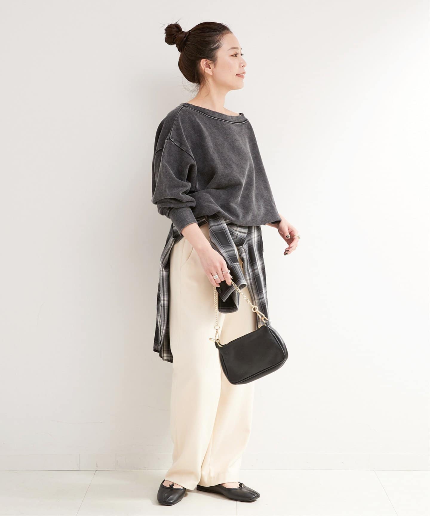 裏毛オフショルプルオーバー（スウェット）｜B.C STOCK（ベーセー