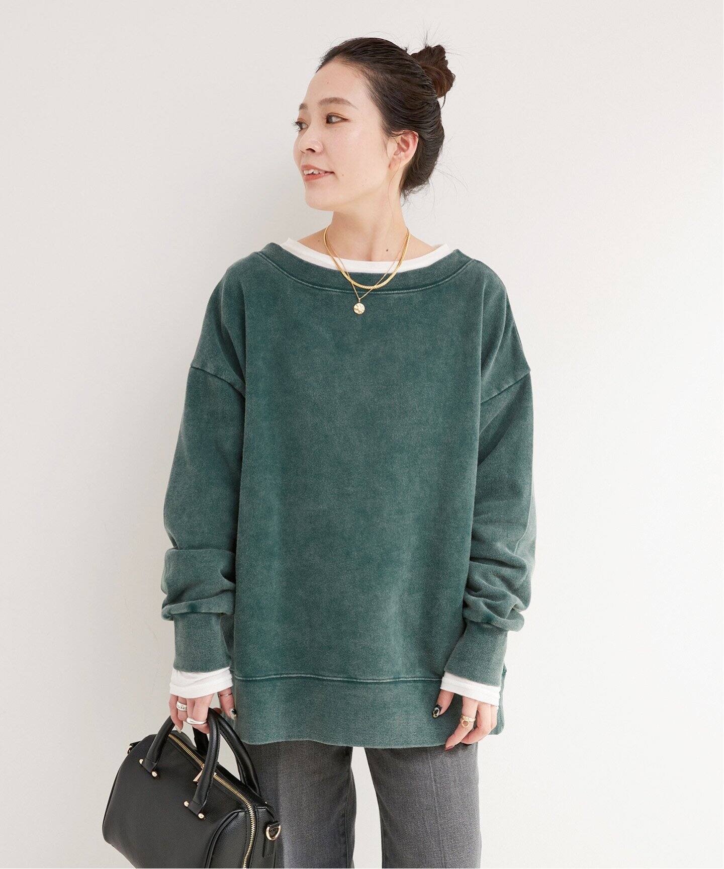 裏毛オフショルプルオーバー（スウェット）｜B.C STOCK（ベーセー