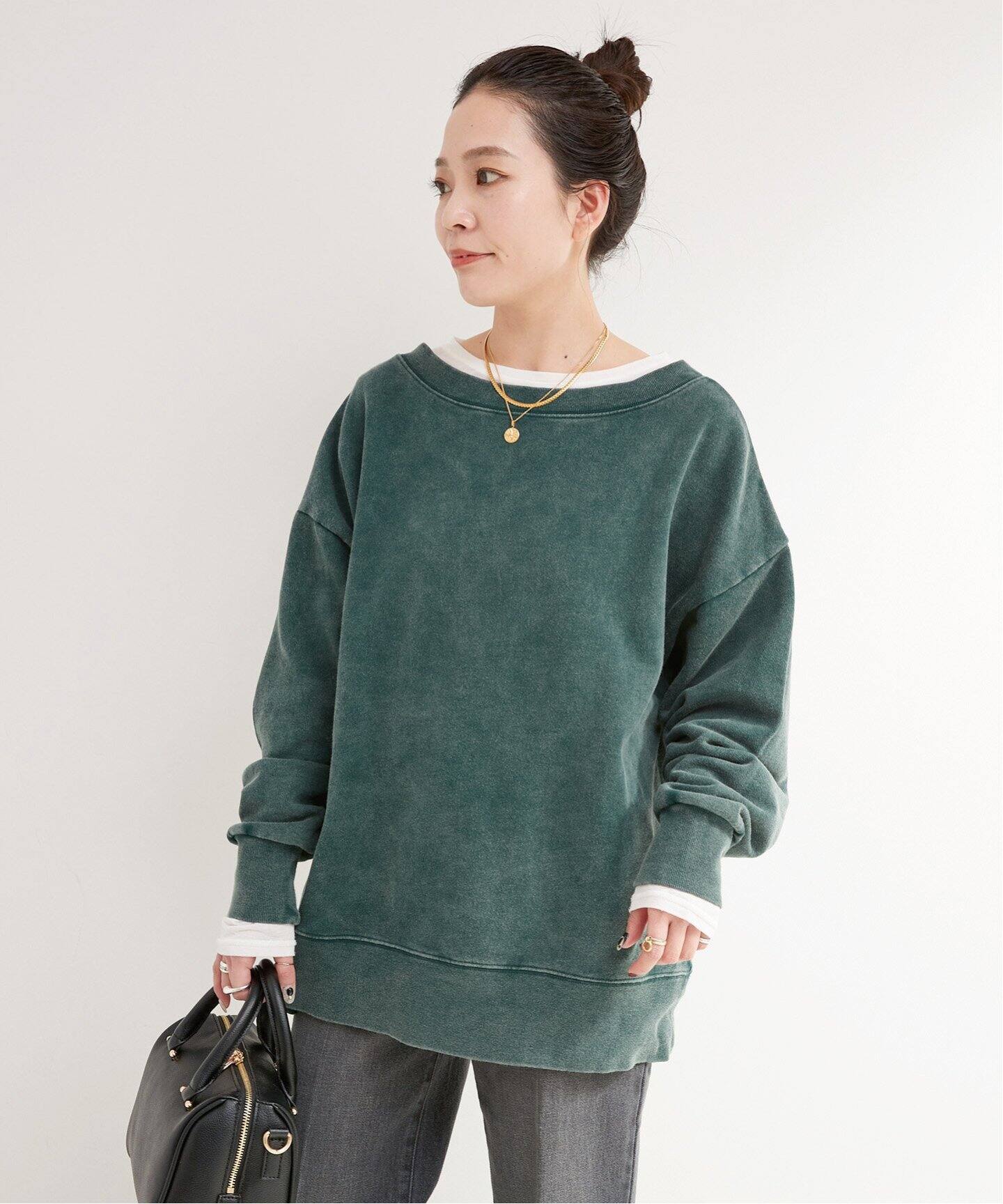 裏毛オフショルプルオーバー（スウェット）｜B.C STOCK（ベーセー