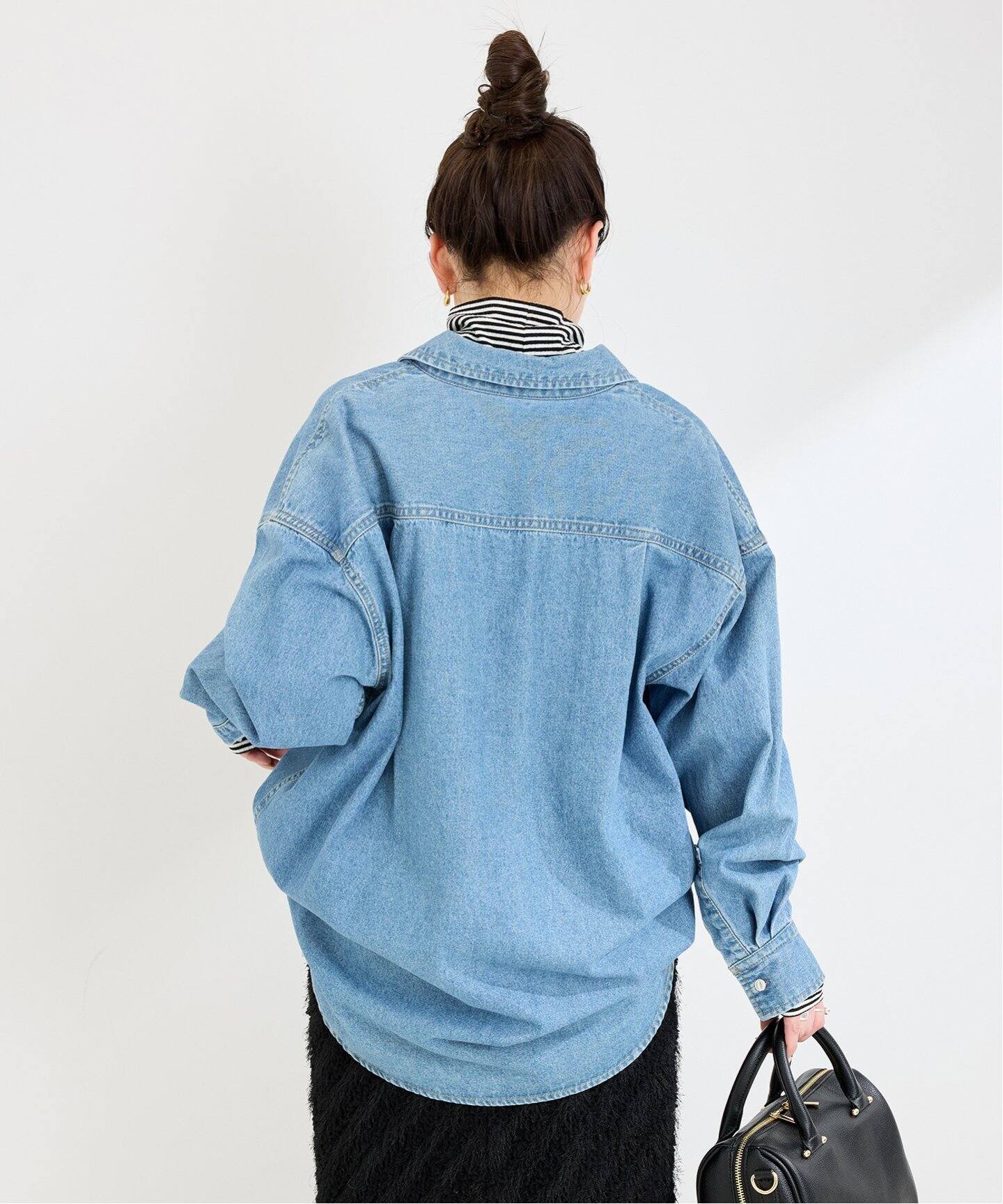 ボーダータートルプルオーバー（Tシャツ／カットソー）｜B.C STOCK 