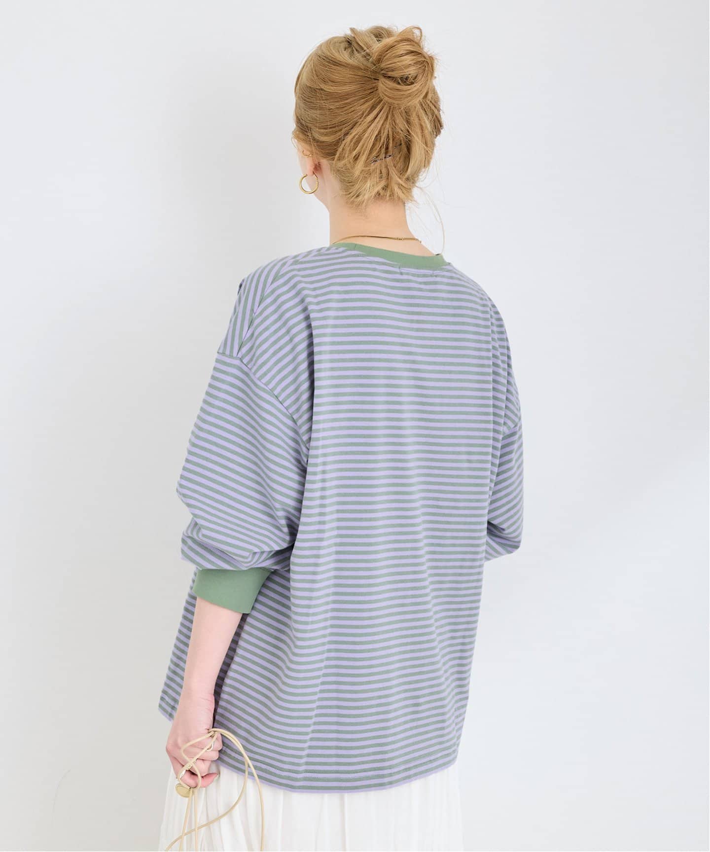 ボーダーロンTEE（Tシャツ／カットソー）｜B.C STOCK（ベーセー
