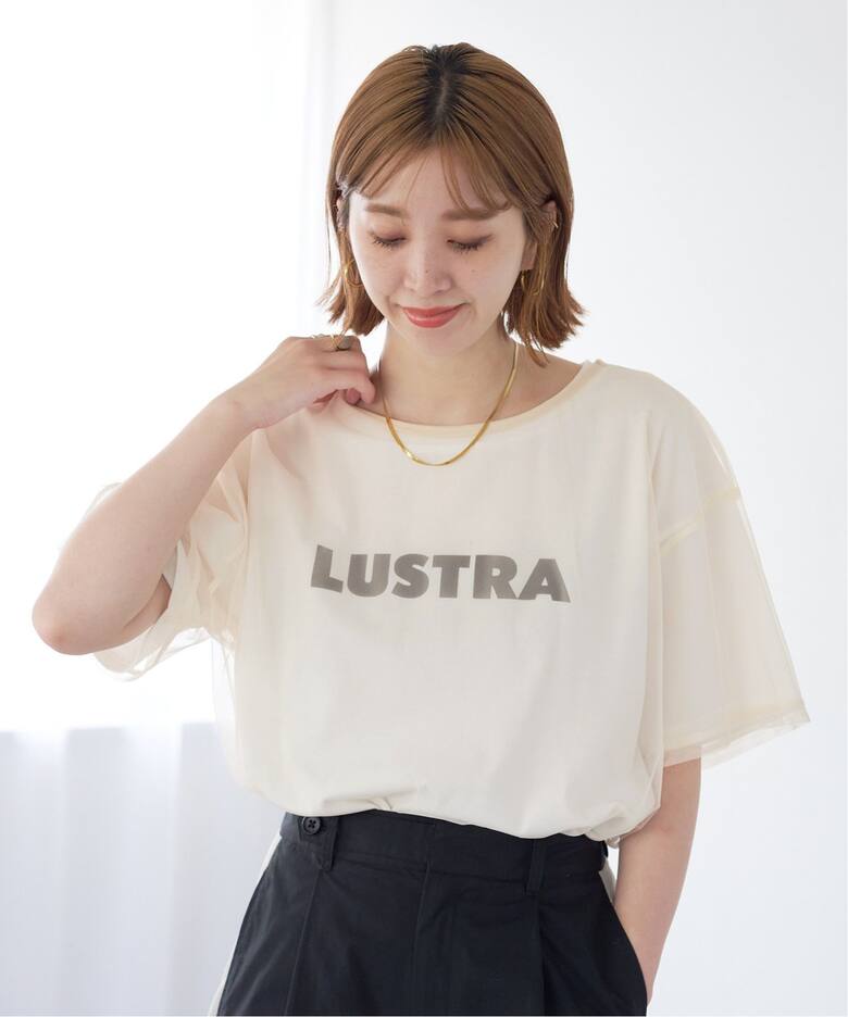 チュールレイヤードロゴTEEセット（Tシャツ／カットソー）｜B.C STOCK  