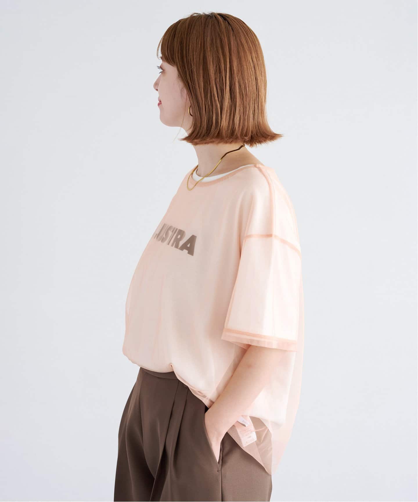 チュールレイヤードロゴTEEセット（Tシャツ／カットソー）｜B.C