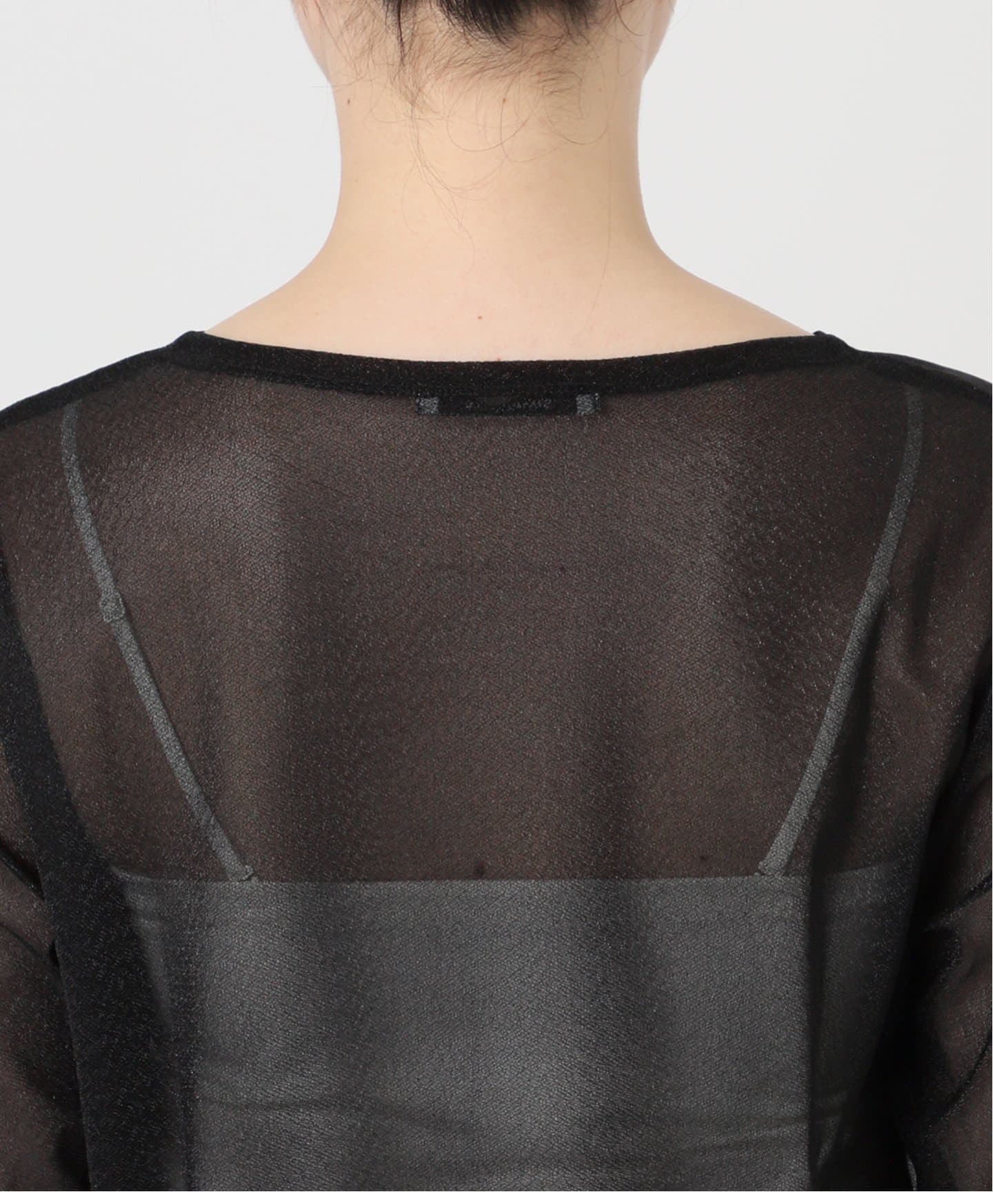 シアーラメ5分袖TEE（Tシャツ／カットソー）｜B.C STOCK（ベー
