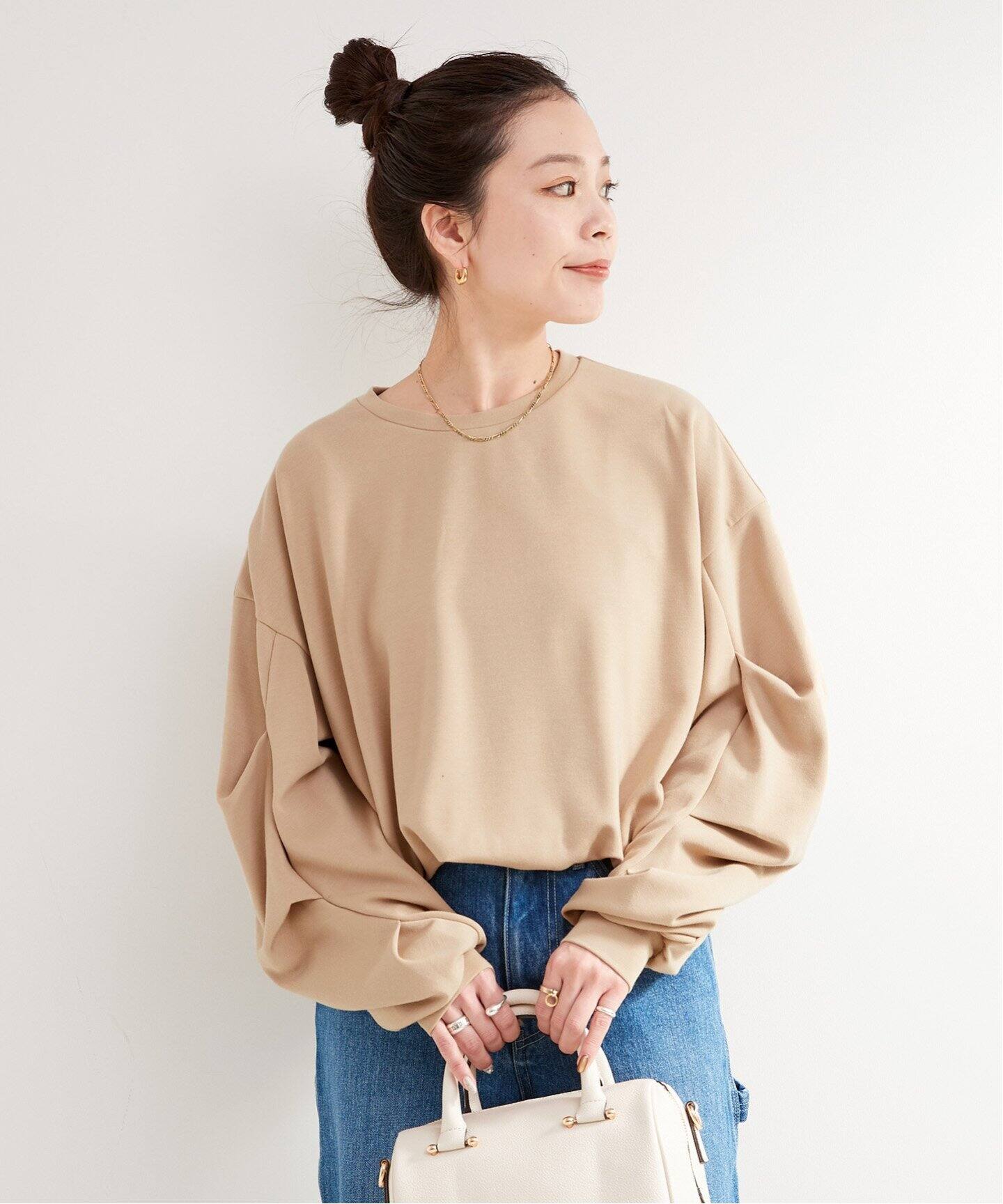 バルーンショートトレーナー（Tシャツ／カットソー）｜B.C STOCK