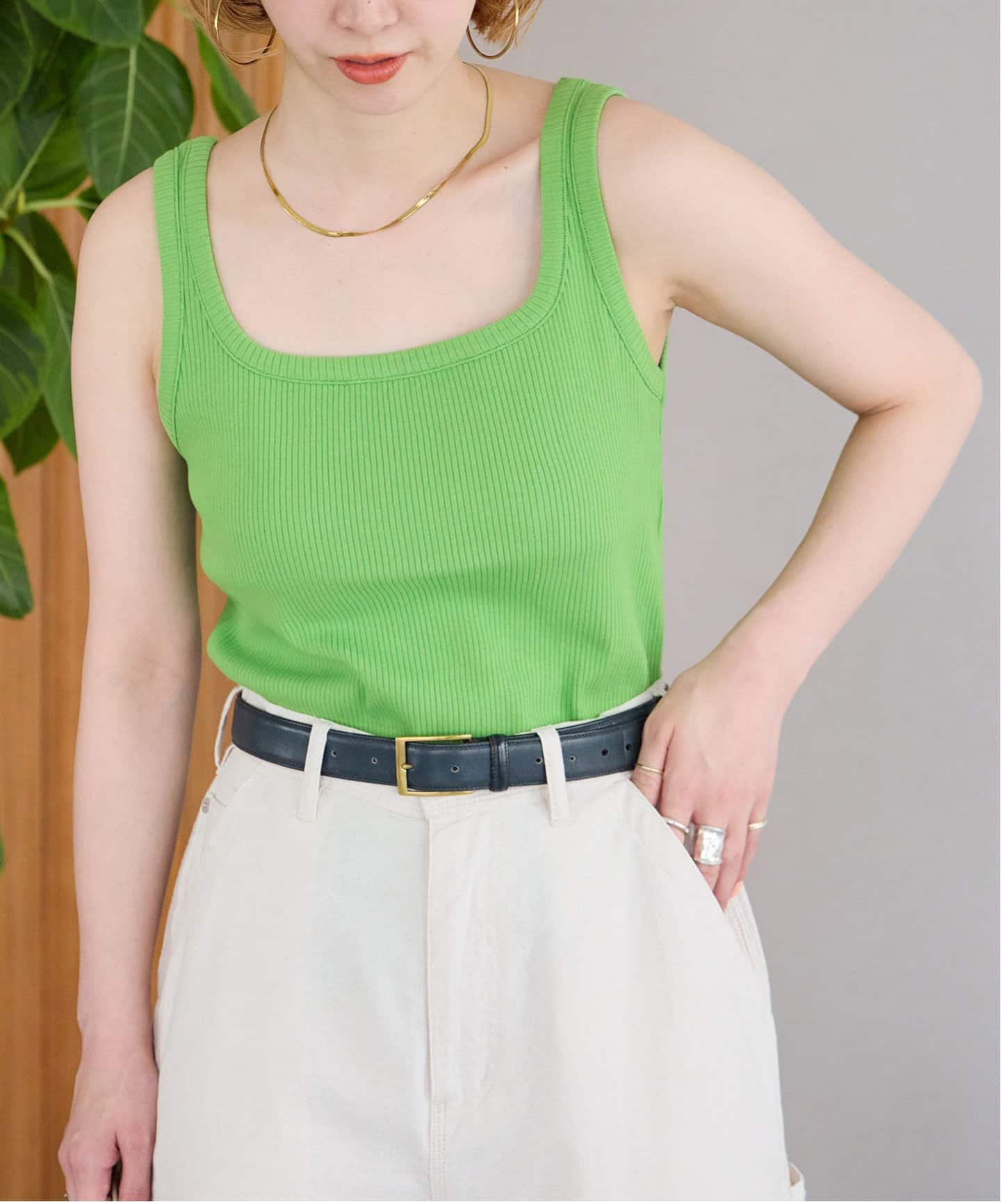 deux mi リブタンクトップ ドゥミ タイダイ リブ タンクトップ [全2色] – muta Online Store