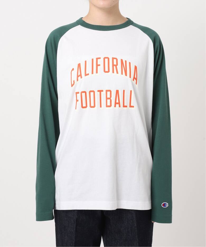 Champion/チャンピオン 別注 ラグランプリントロンTEE（Tシャツ 