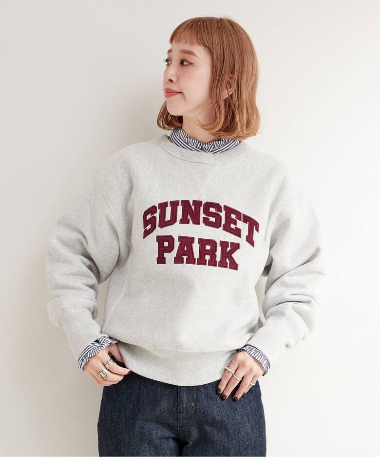 Champion/チャンピオン 別注 REVERSE WEAVE ショートプルオーバー  