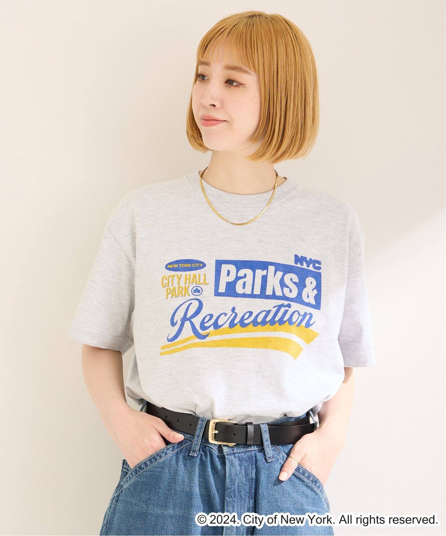 GOOD ROCK SPEED/グッドロックスピード NYC ロゴT（Tシャツ