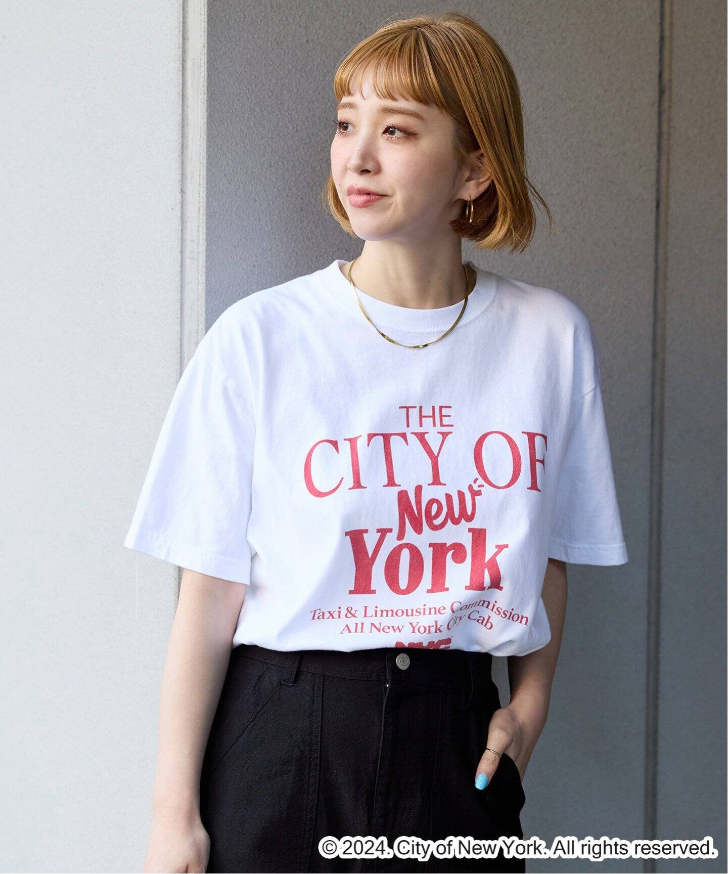 GOOD ROCK SPEED/グッドロックスピード NYC ロゴT（Tシャツ