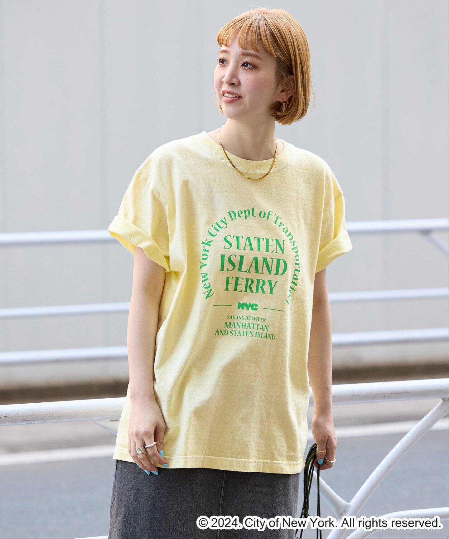 GOOD ROCK SPEED/グッドロックスピード NYC ロゴT（Tシャツ
