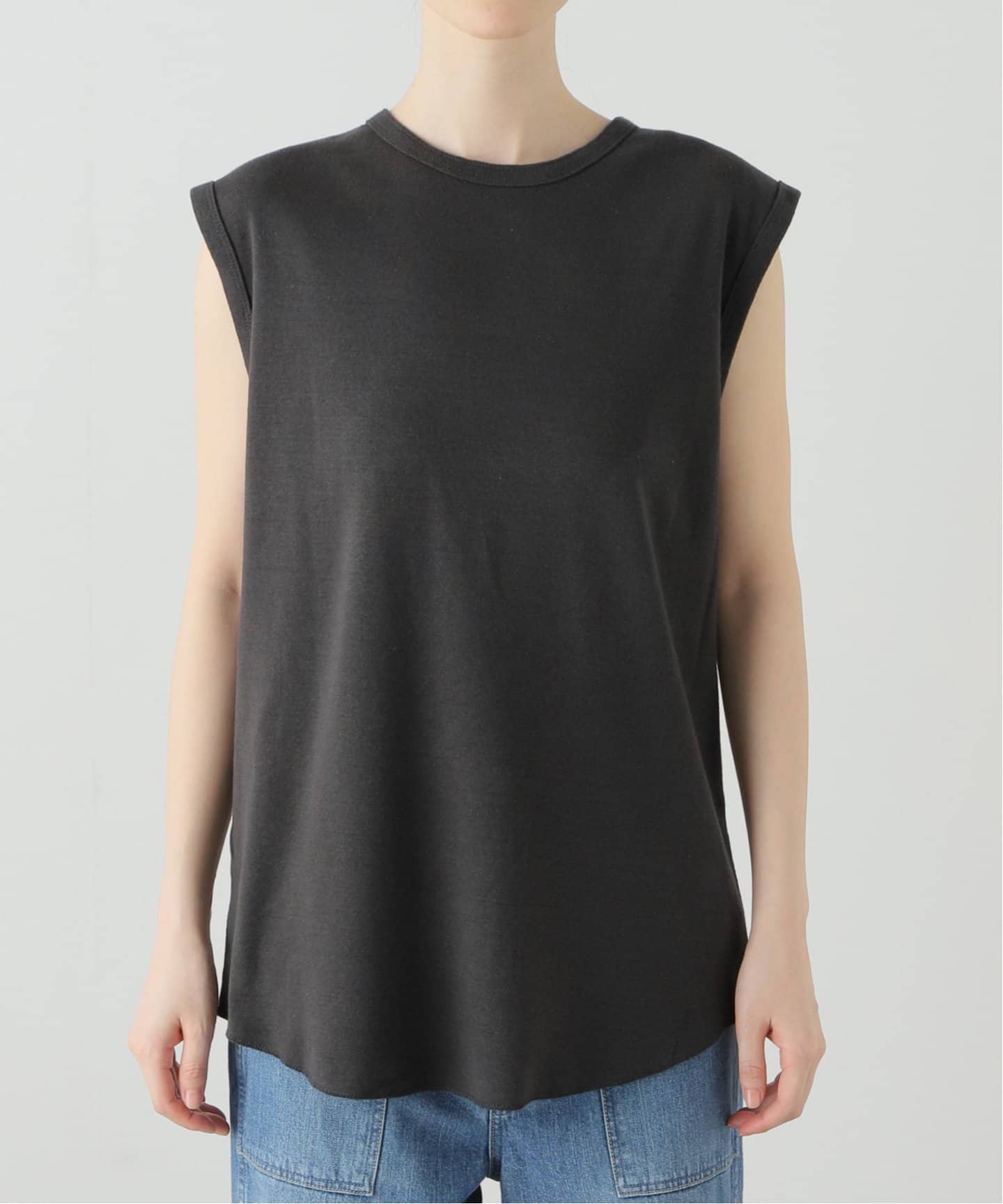 Tシャツ・カットソー [CHEMEHC] FRILLY SLEEVELESS PO-T004-051-1_sivasdescalzo-