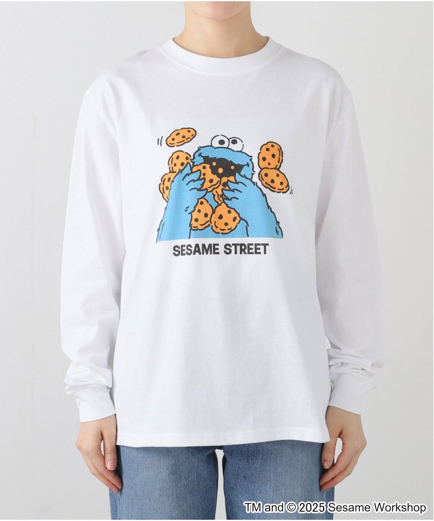 tシャツ SESAME STREET/セサミストリート 別注 T PRINT LST レディース SESAME STREET/セサミストリート 別注 T PRINT LST（Tシャツ