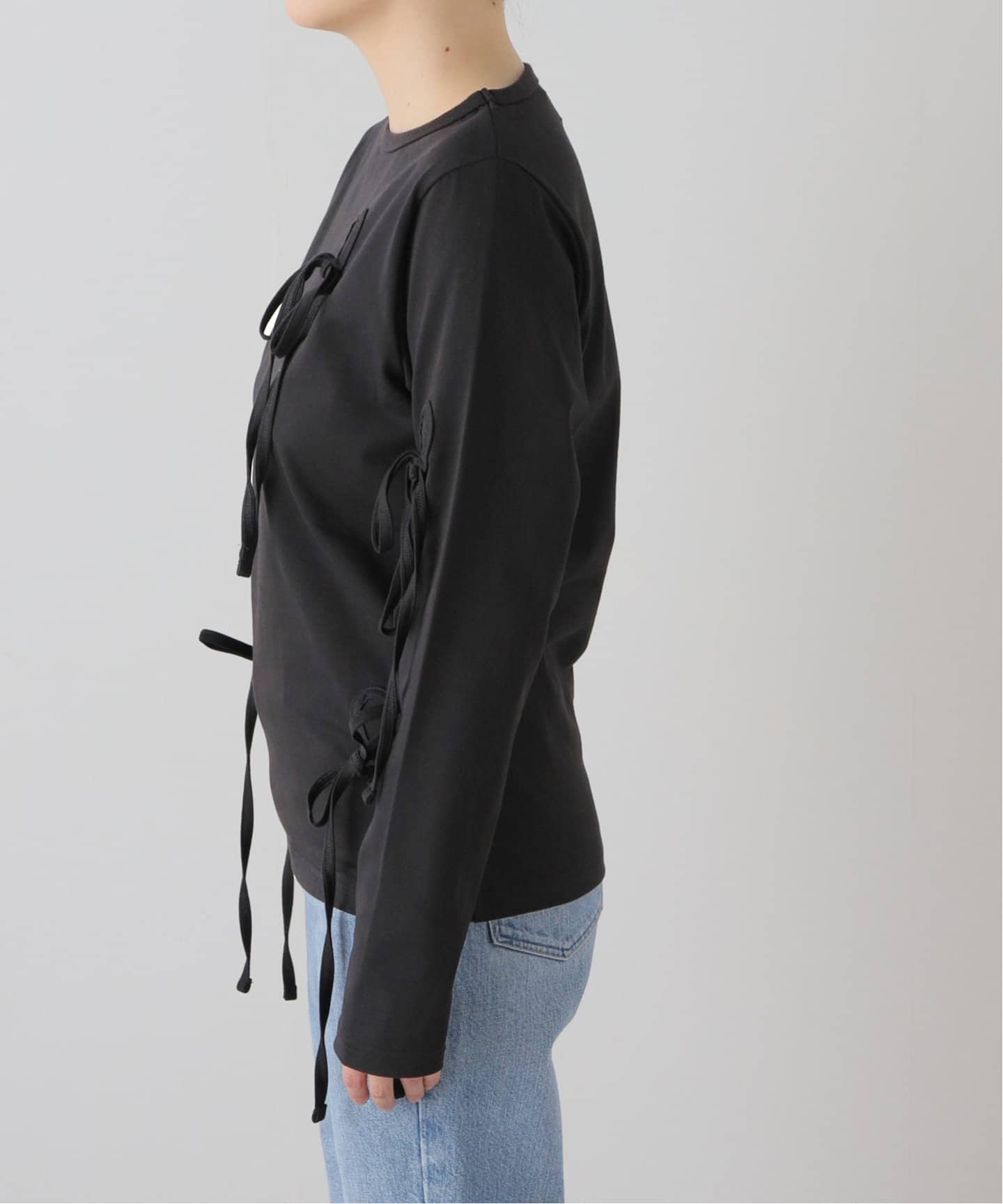 soduk ribbons long sleeve shirt 0424010 602（Tシャツ